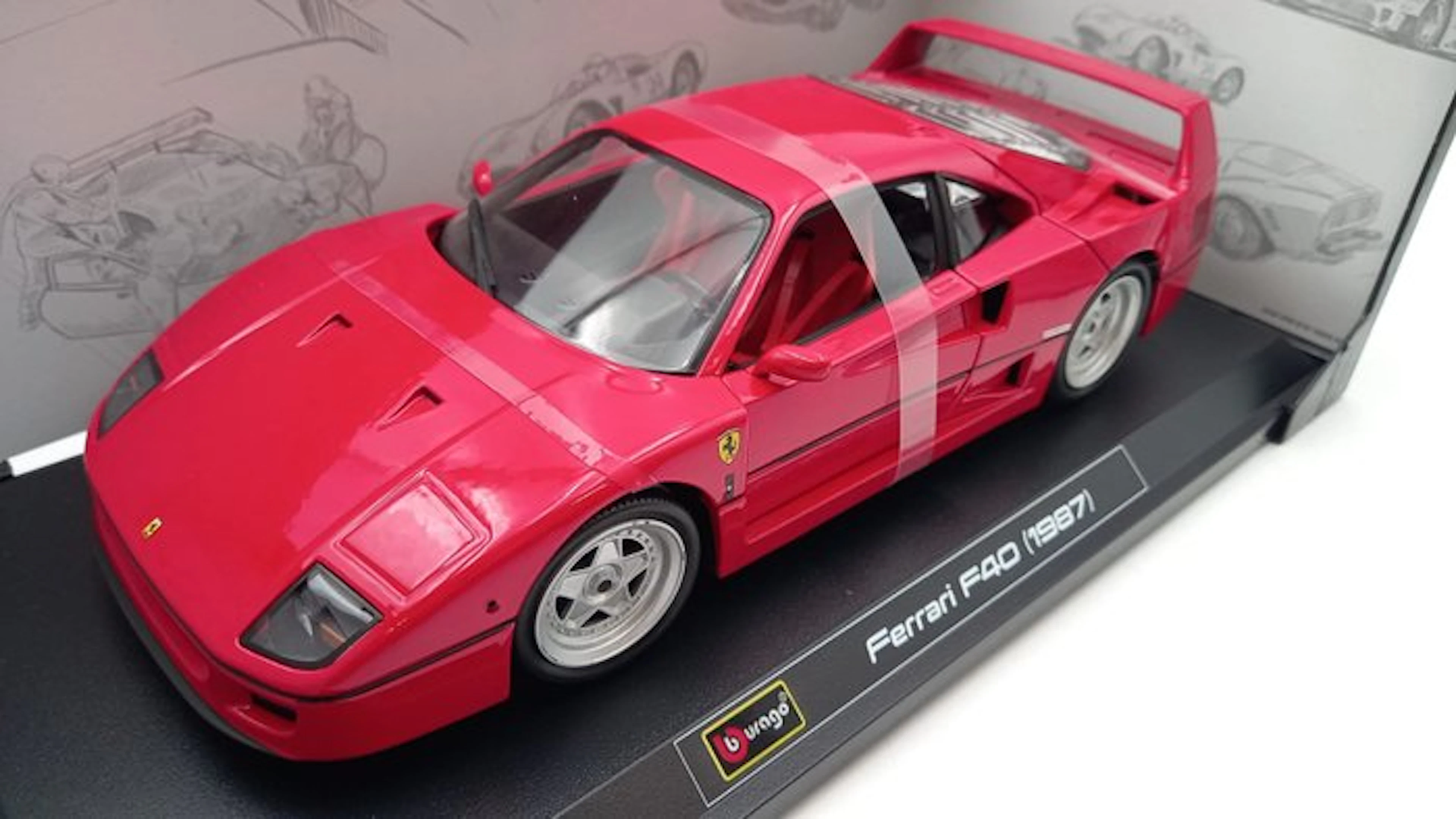 Bburago 1:18 - Model car - Ferrari F40 1987 - (cod.F29)