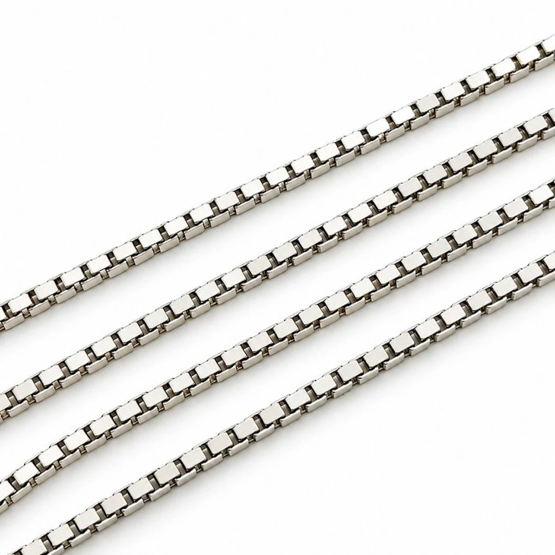 UnoAErre - Necklace - 18 kt. White gold - Made in Italy - Handmade