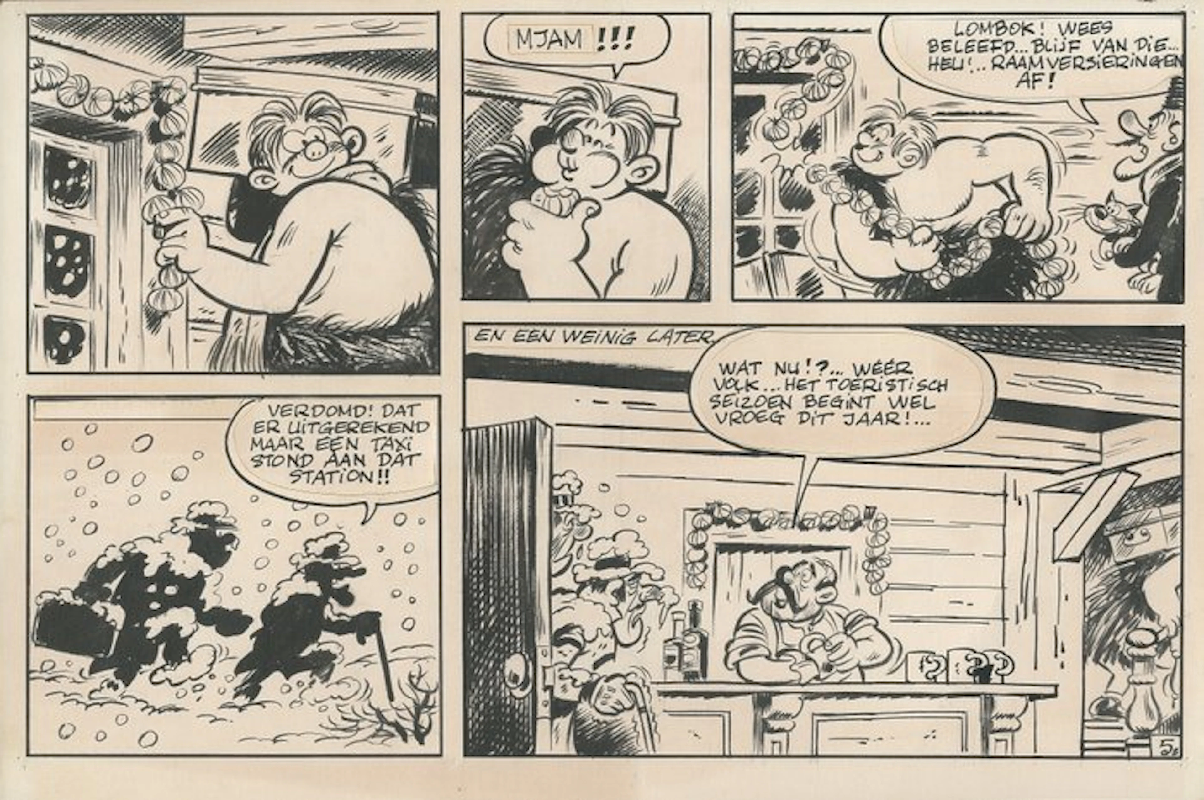 Berck (Berckmans, Arthur) - 1 Original page - Lombok - 1960