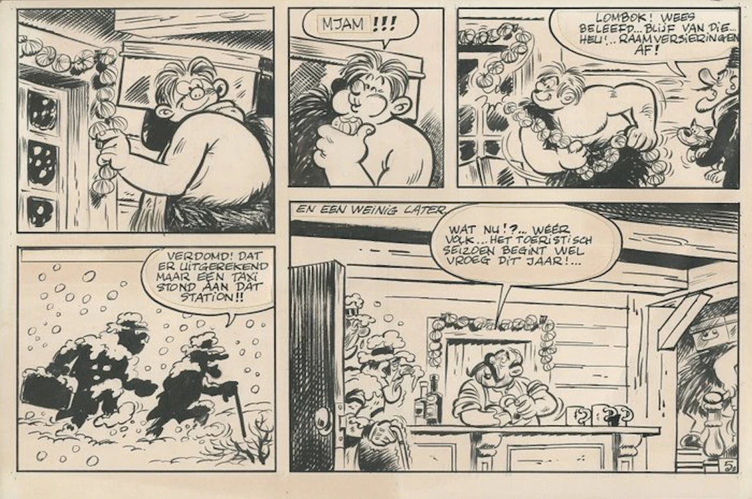 Berck (Berckmans, Arthur) - 1 Original page - Lombok - 1960