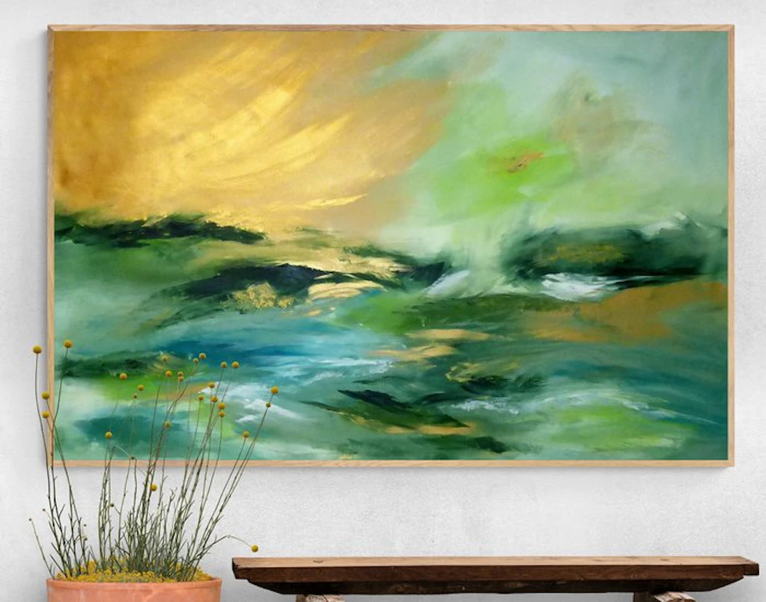 Floria Rey - Green Landscape XXL