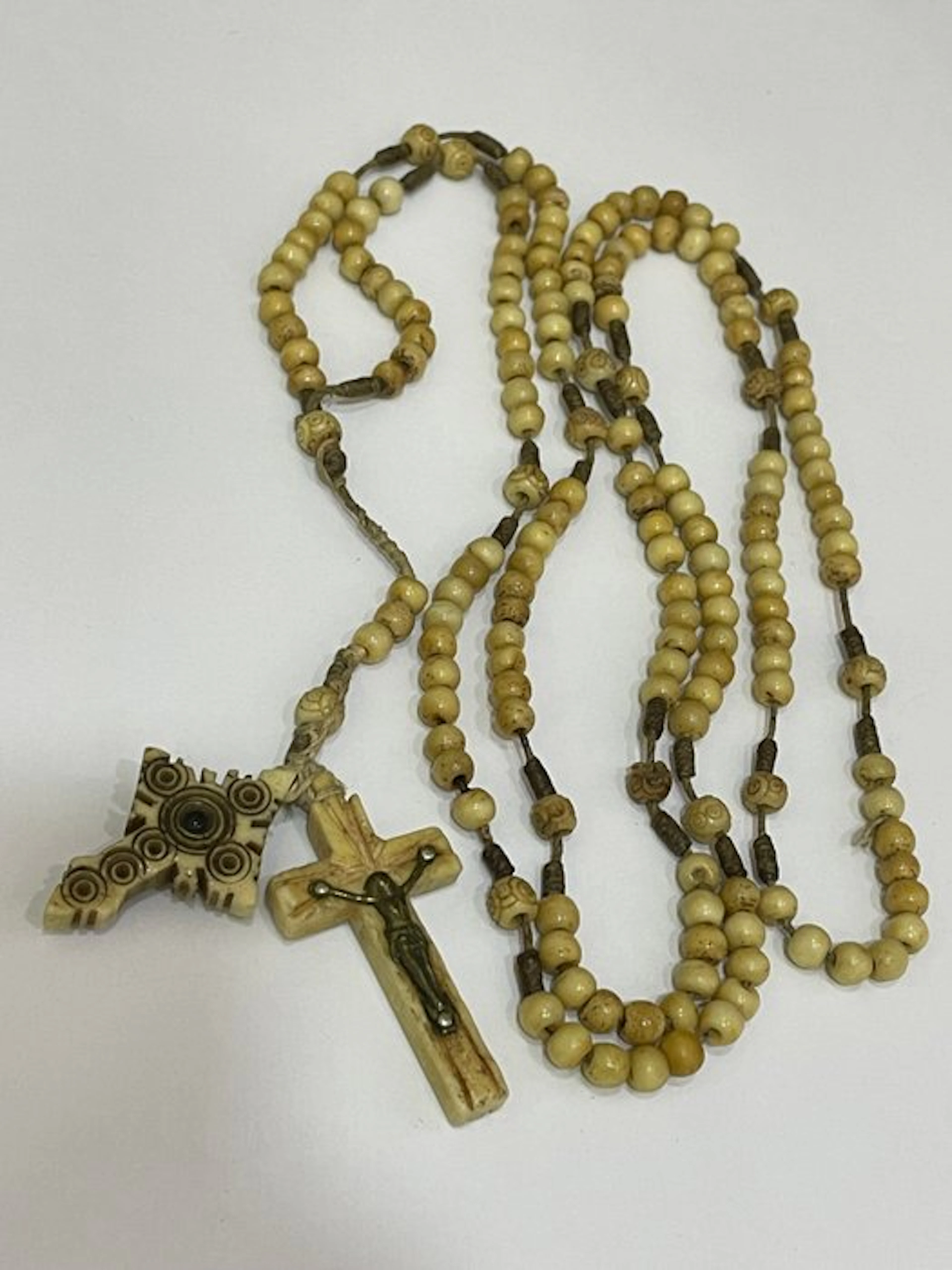 Old Lourdes rosary souvenir
