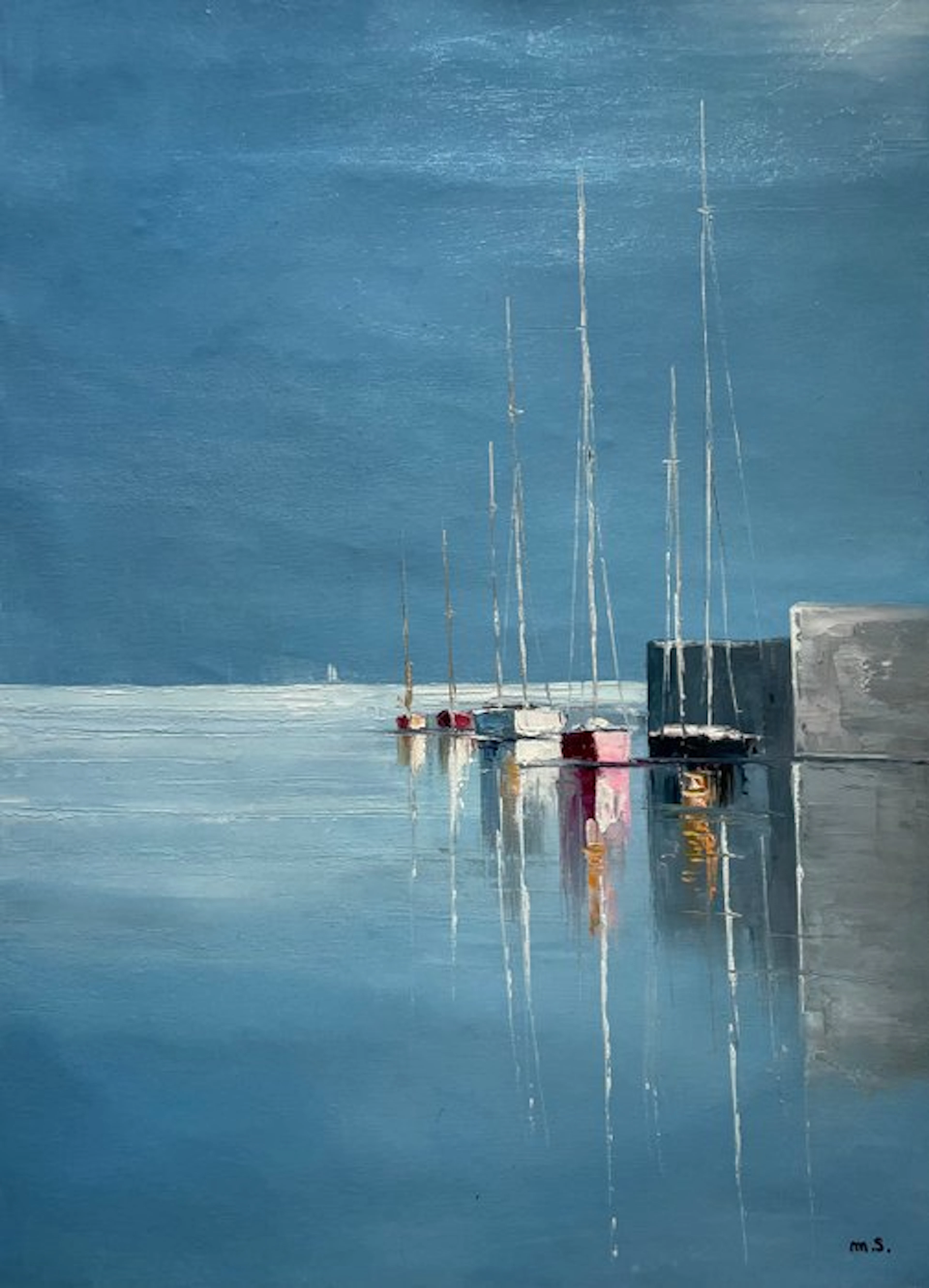 Michele Sartori (1972) - Porto lontano nel blu