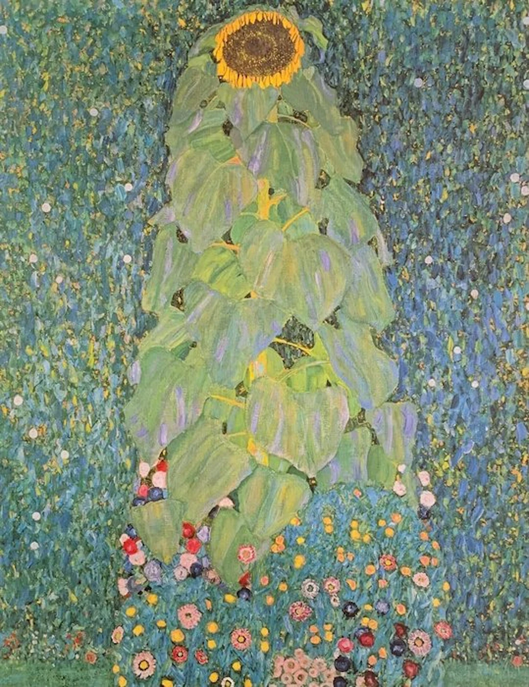 Gustav Klimt (after) - Sunflower