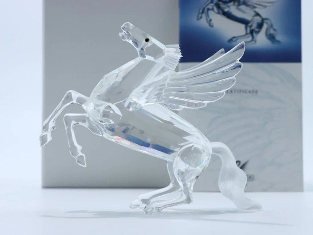 Figure - Swarovski - Pegasus (Boxed + certificate) - Crystal
