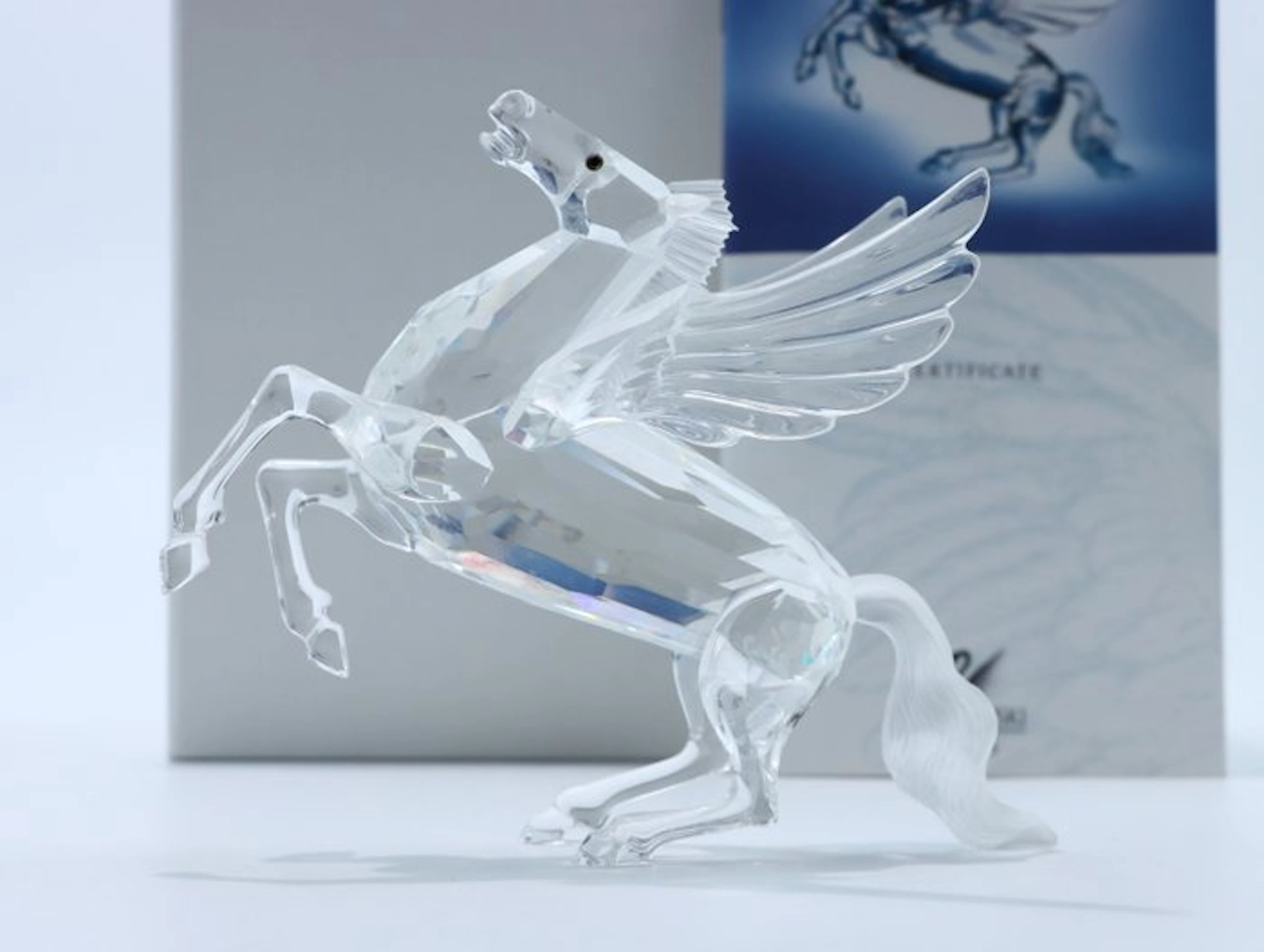Figure - Swarovski - Pegasus (Boxed + certificate) - Crystal