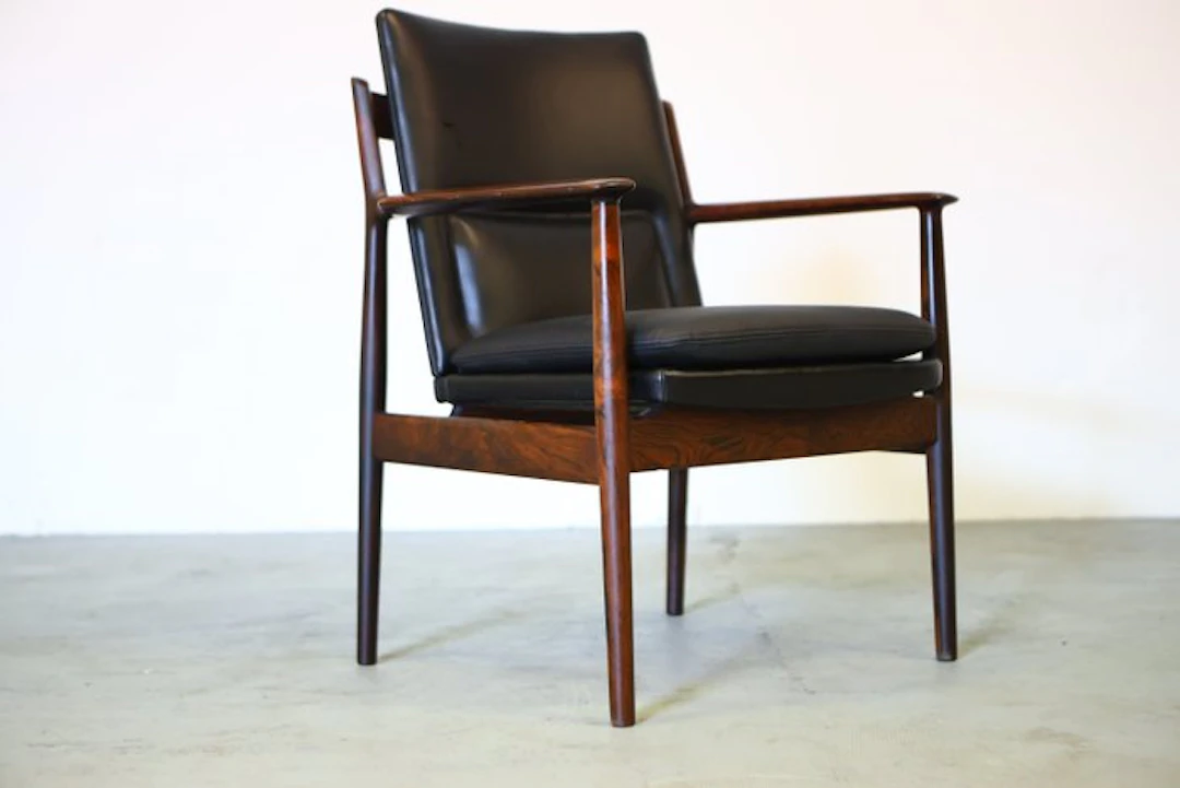 Sibast Furniture - Arne Vodder - Armchair - Model 431 - Rosewood, Leather, Wood