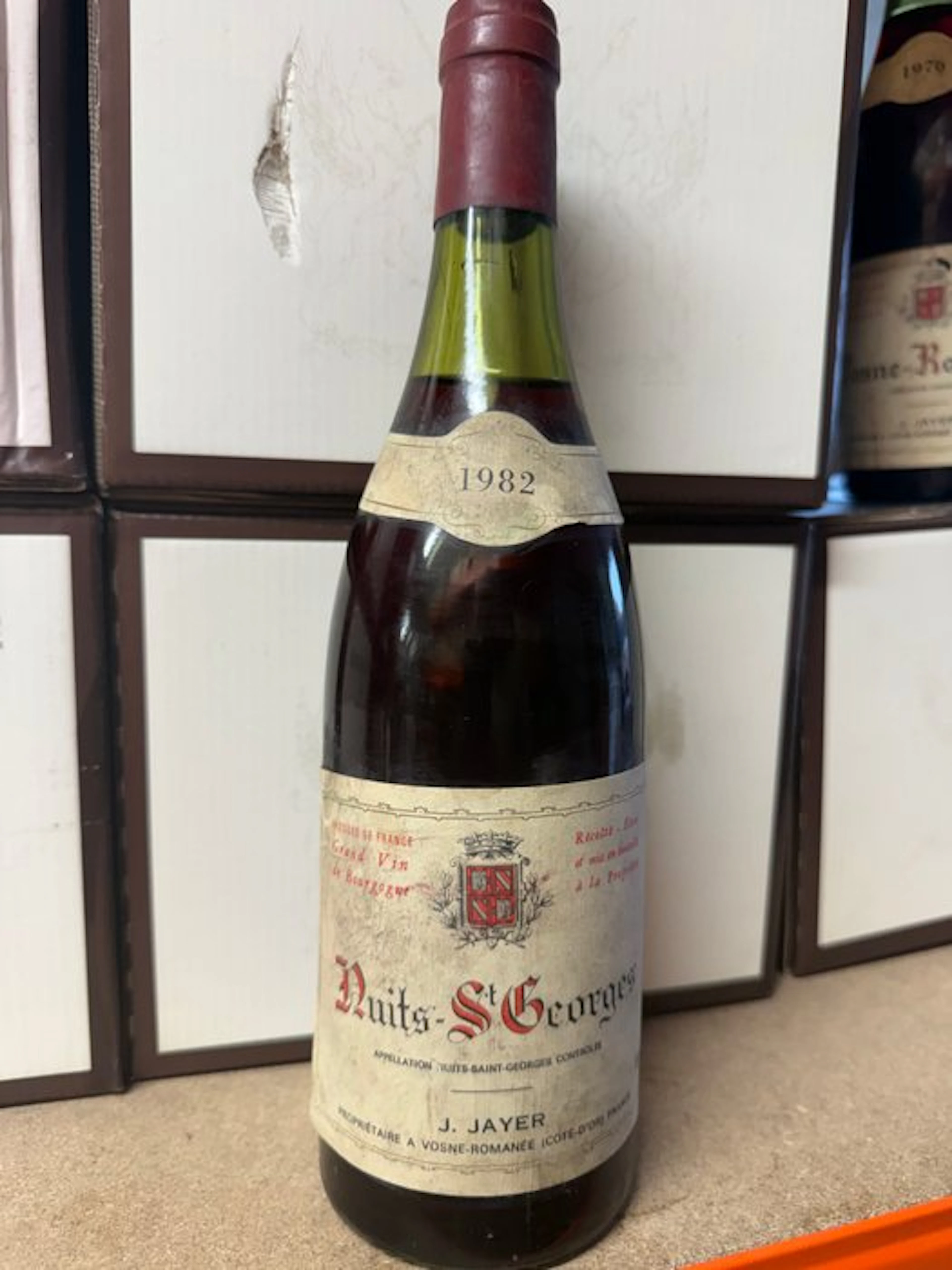 1982 Jacqueline Jayer - Nuits St. Georges - 1 Bottle (0.75L)