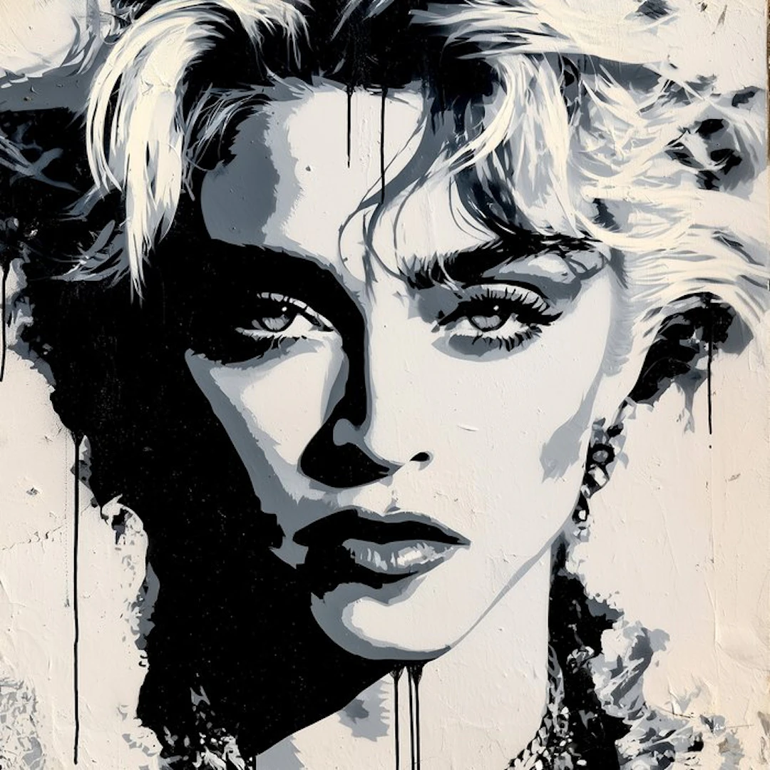 David Law (1967) - Madonna (Stencil)