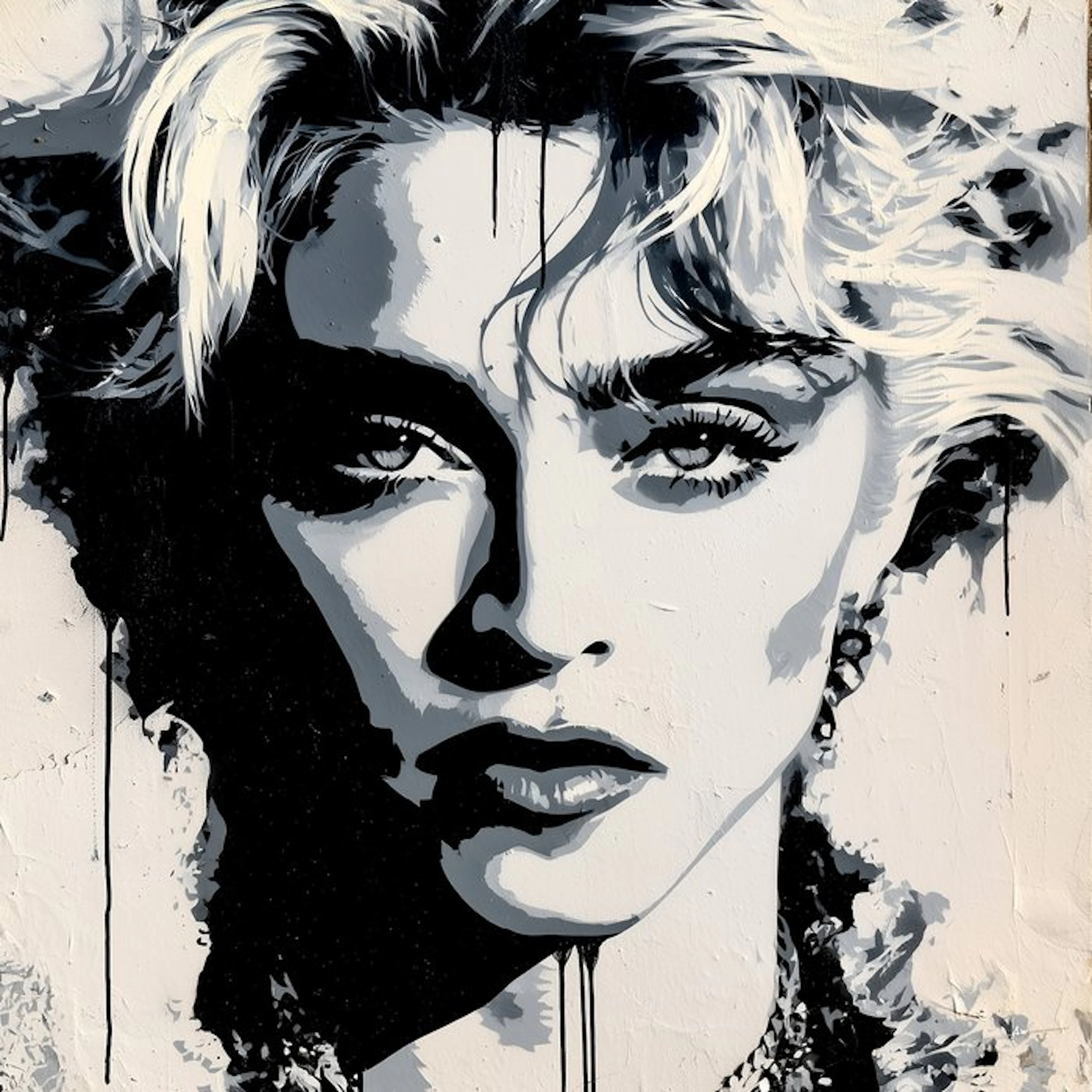 David Law (1967) - Madonna (Stencil)