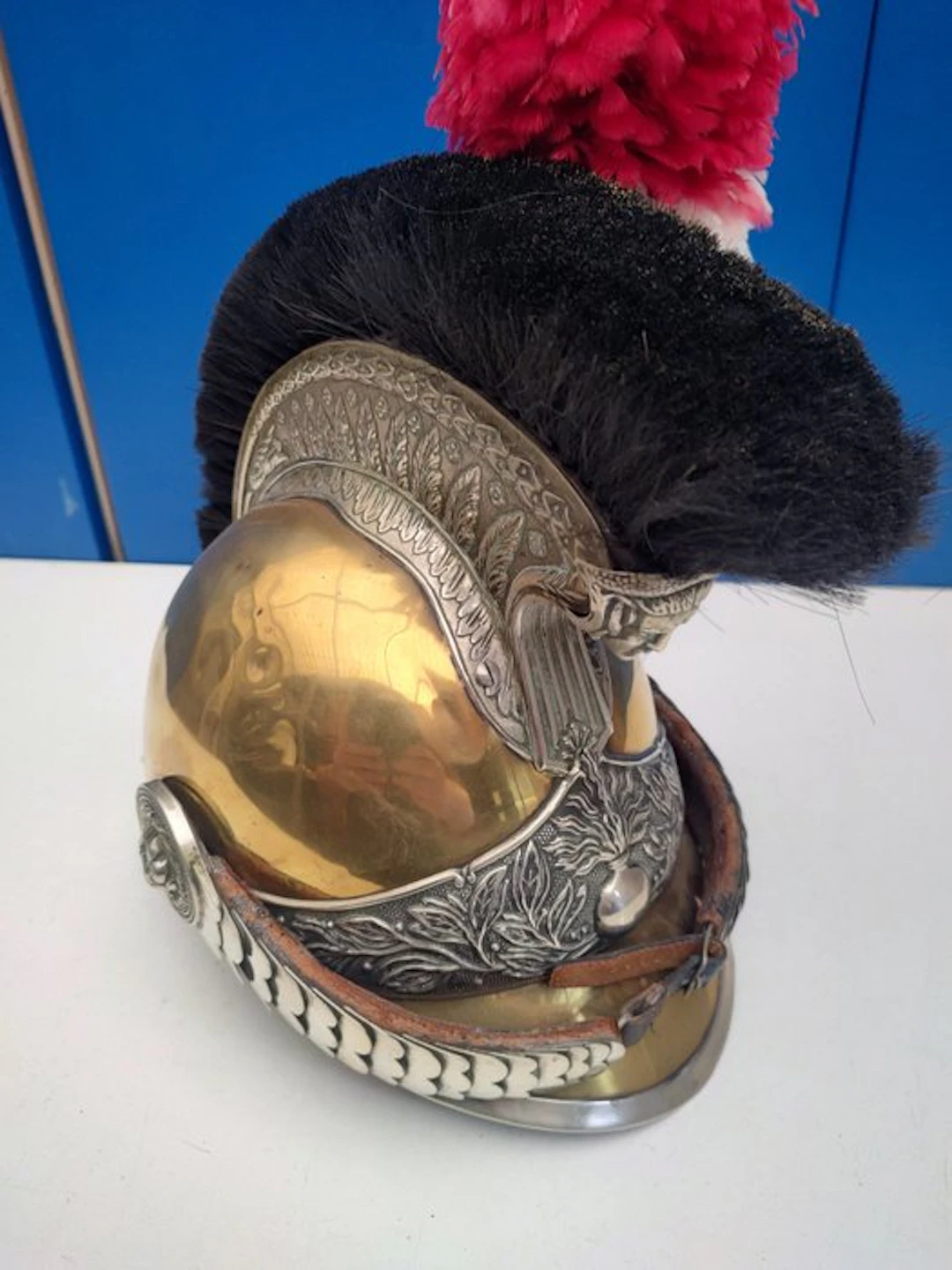 France - Military helmet - French Gendarme à Pied troop helmet, Model 1912