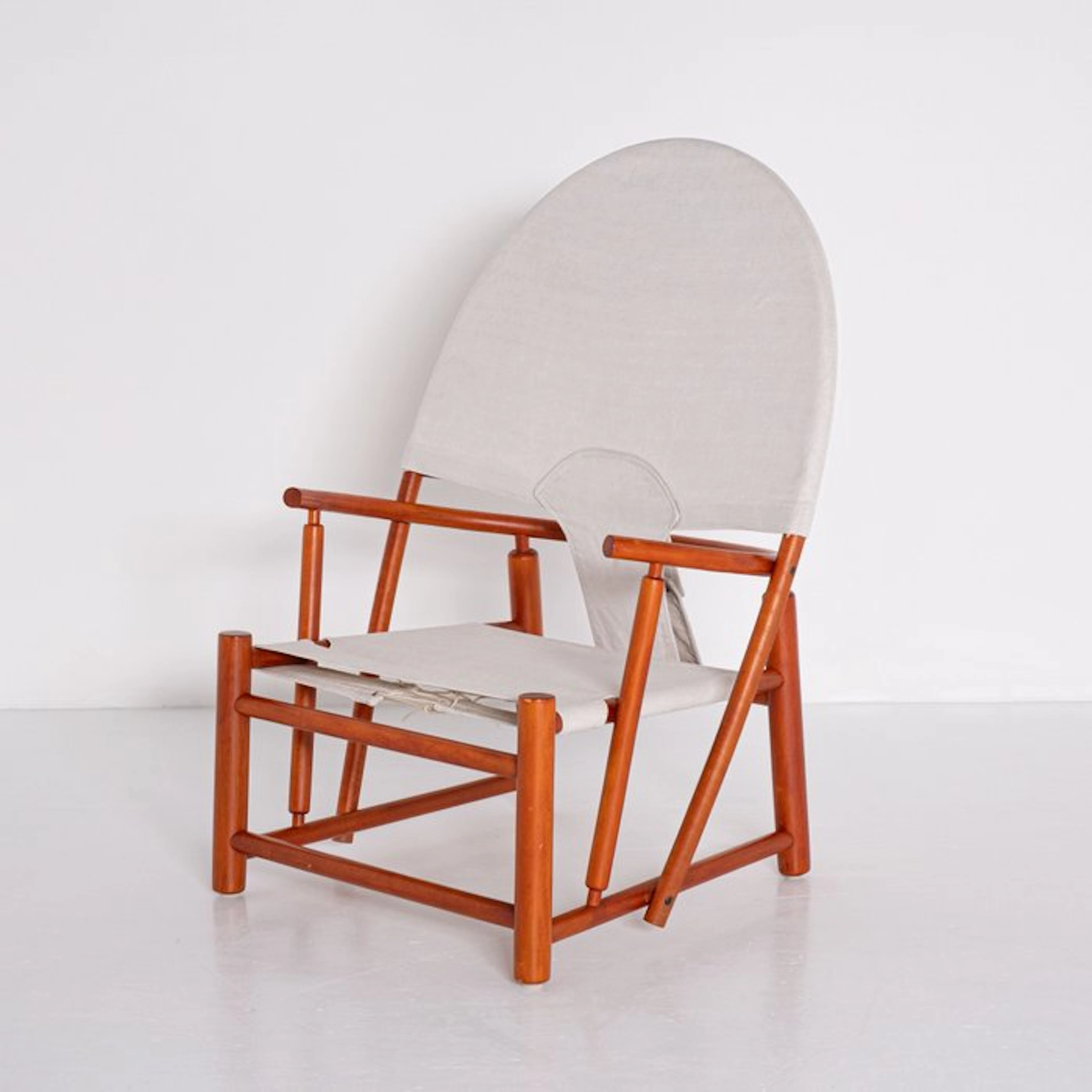 Germa - Piero Palange, Werther Toffoloni - Armchair - Hoop G23 - Canvas, Beech