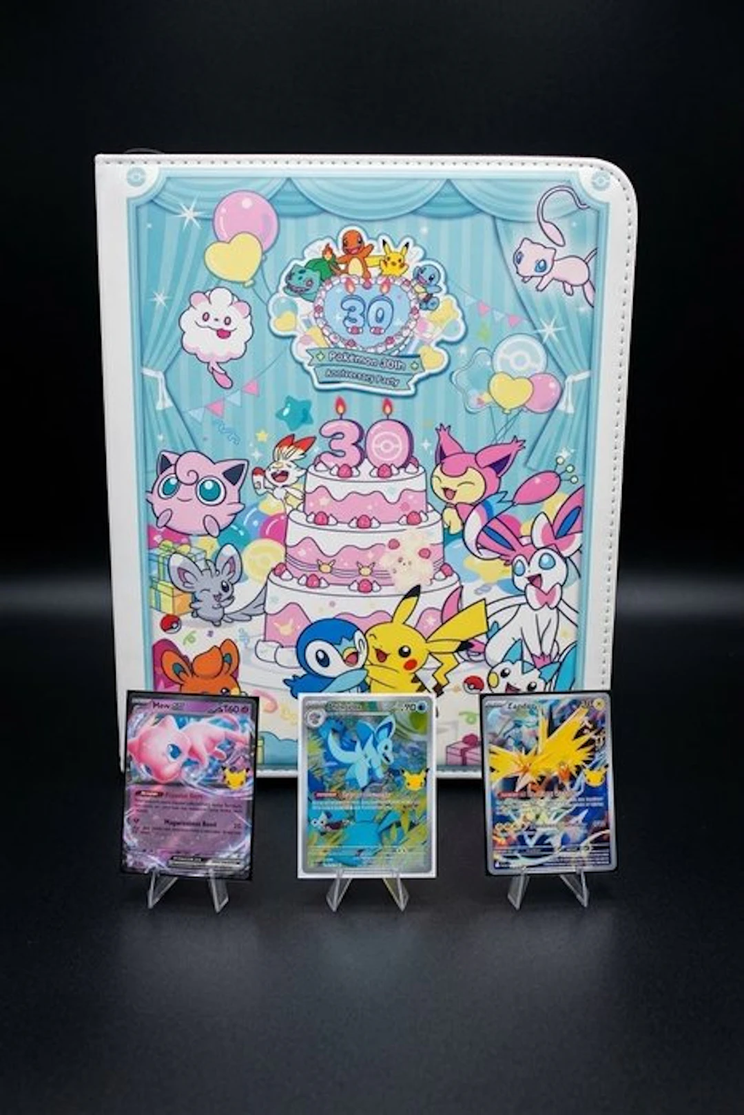 Pokémon 30Th Binder with cards