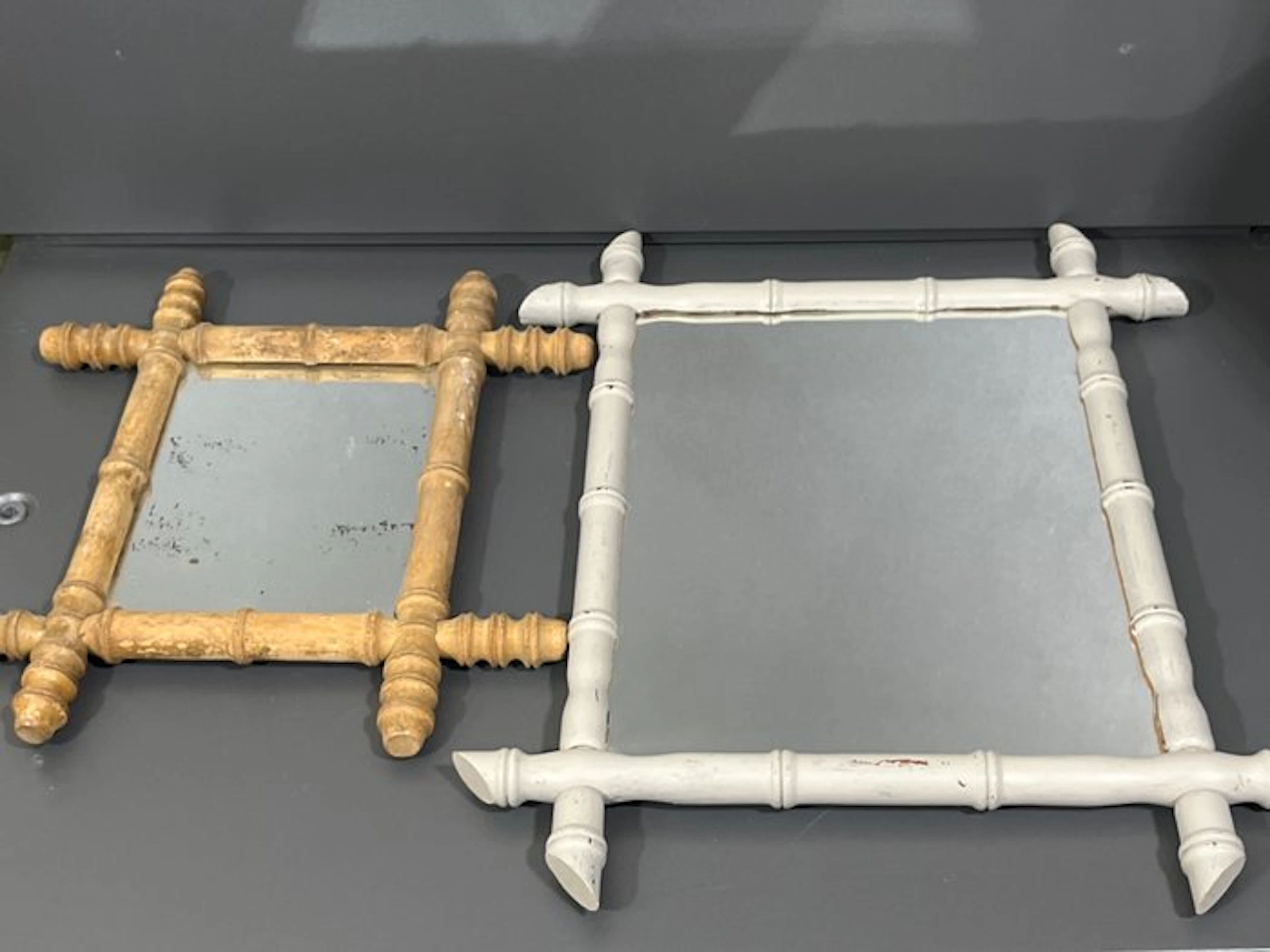 Mirror - Wood - Two mirrors