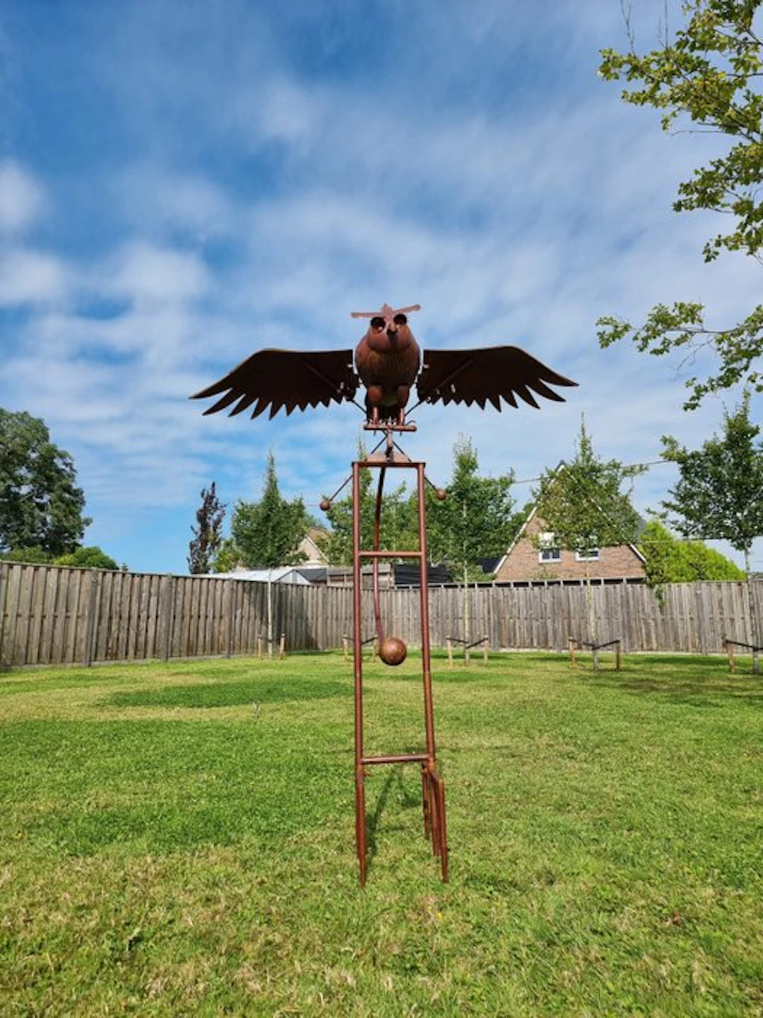 Decorative ornament - Europe - XXL Wind Moving Owl