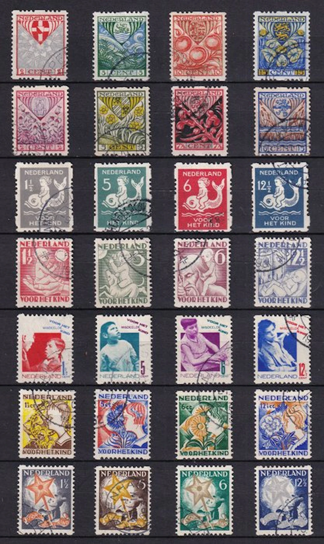 Netherlands 1926/1933 - The Roltanding children's series 1926–1933