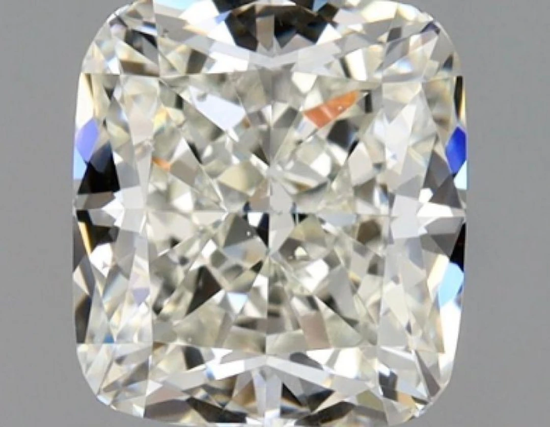 1 pcs Diamond (Natural) - 1.01 ct - Cushion - J - SI1...