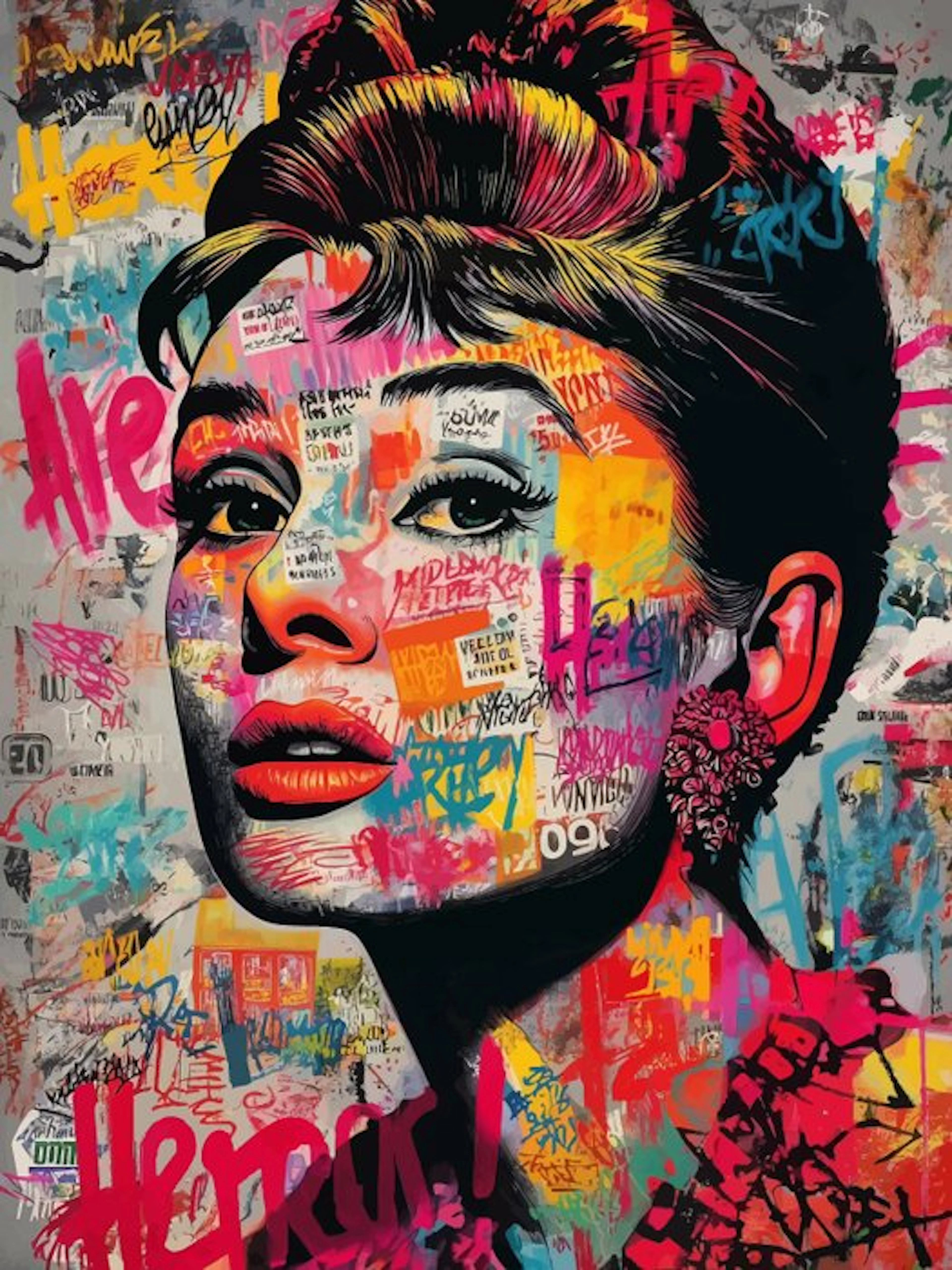 IPR Graph - Glamour en el Asfalto: Audrey Hepburn Bajo el Grafiti