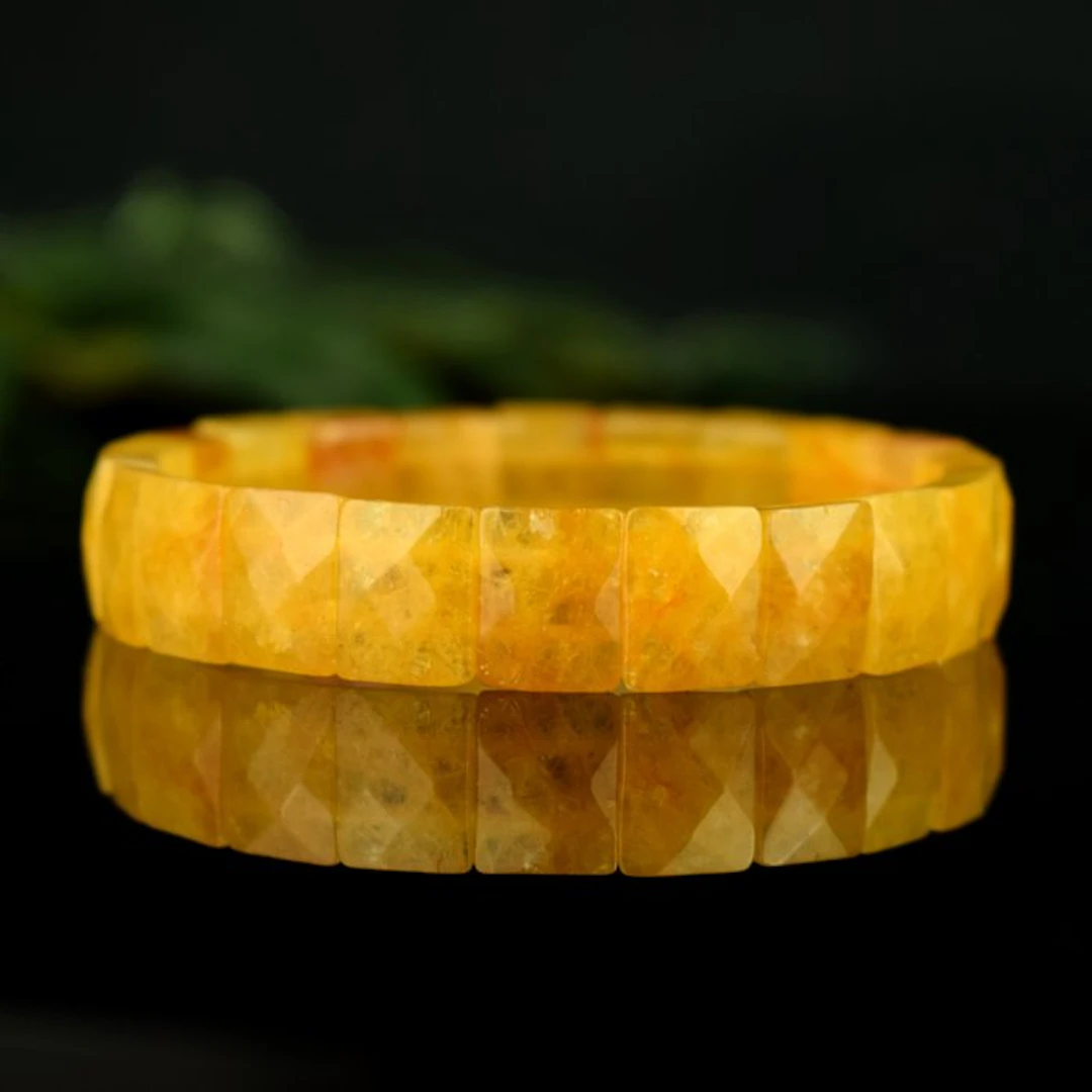 Golden Hematoid Quartz - Healing Quartz - High Quality - Width: 12 mm- 26.8 g