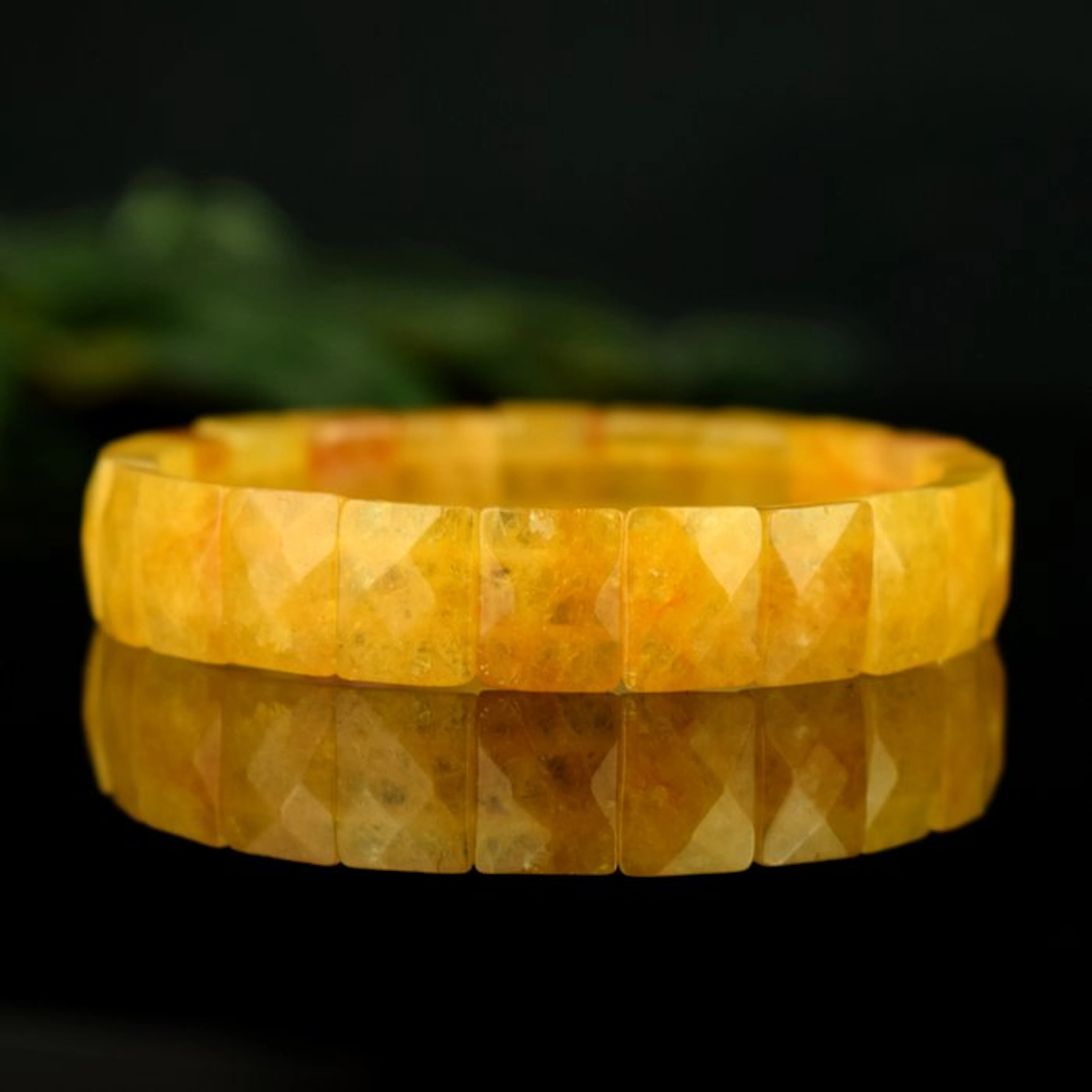 Golden Hematoid Quartz - Healing Quartz - High Quality - Width: 12 mm- 26.8 g