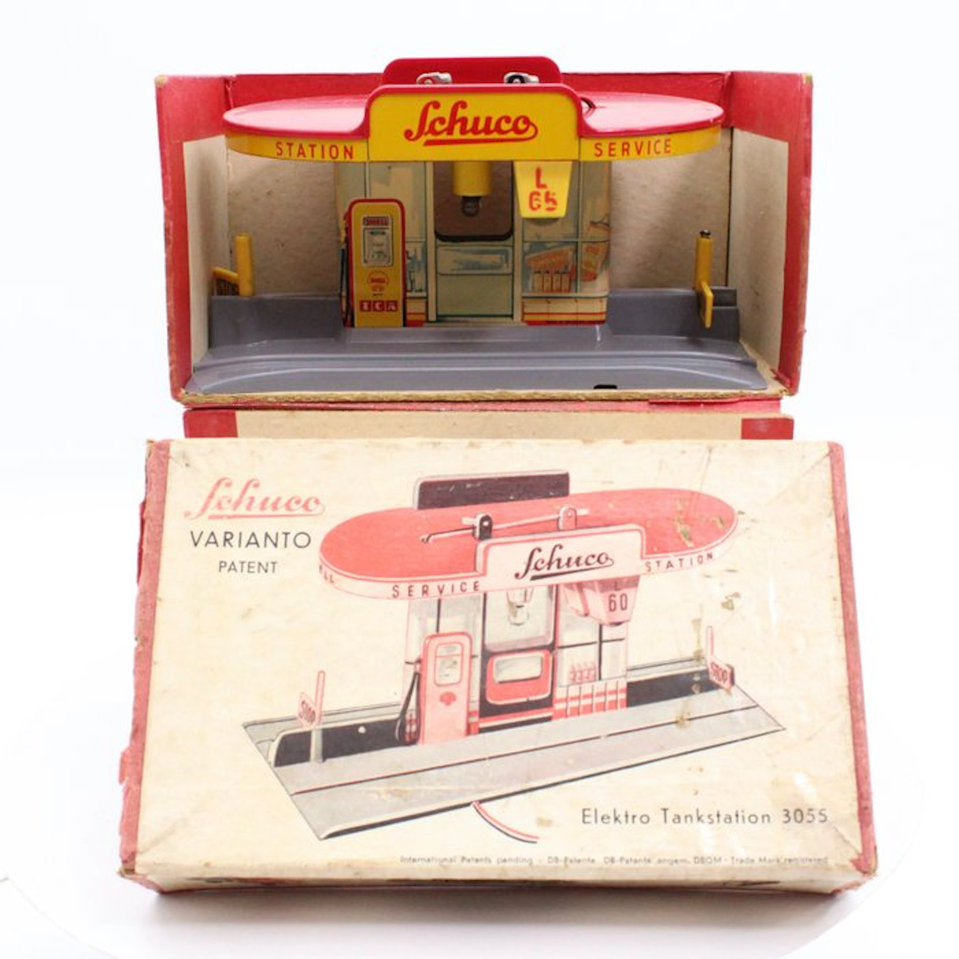 Schuco - Tin toy - Varianto - Electro Tankstation 3055 - 1960-1970 - Germany
