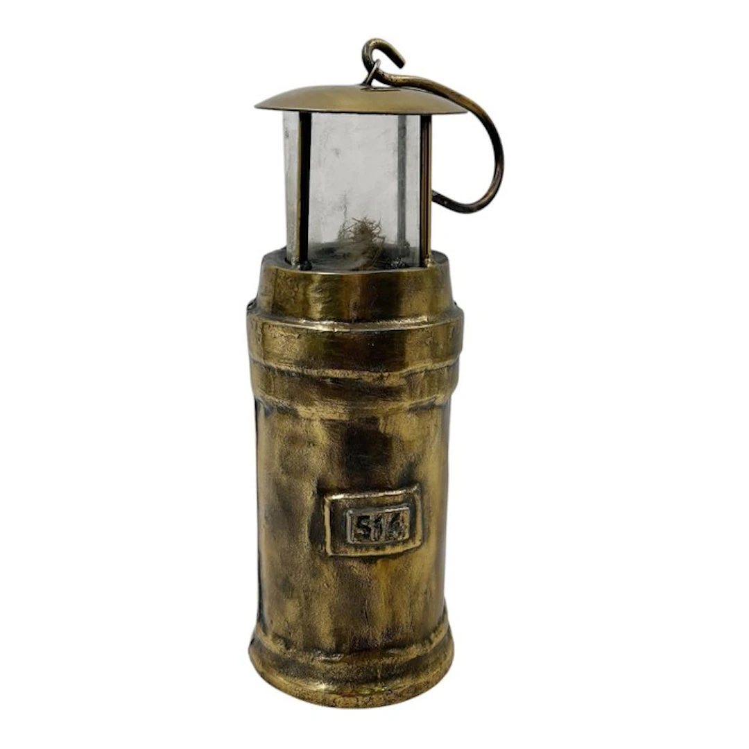 Oil lamp - Antique electric miners' lamp – Belgium
