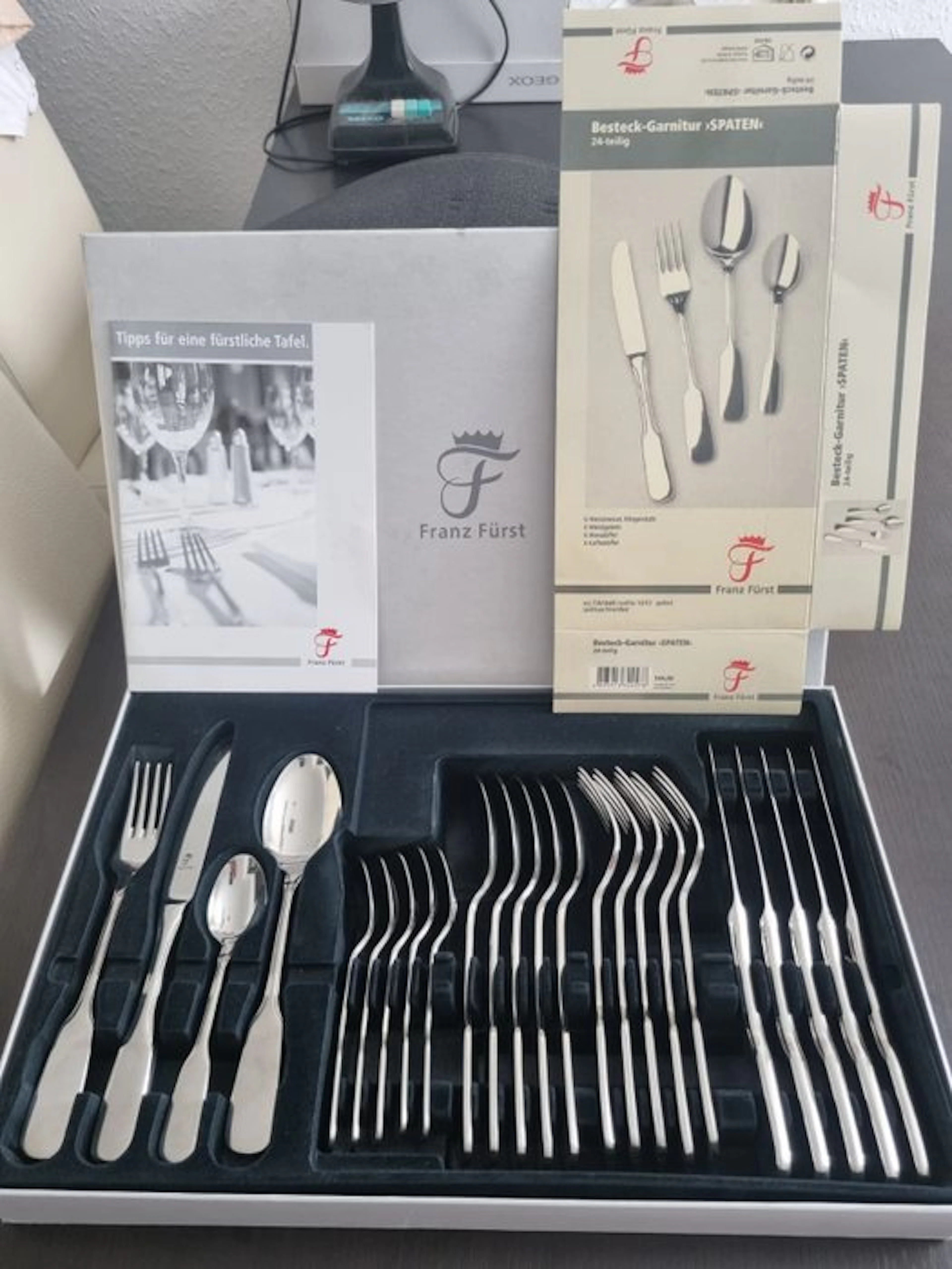 Franz Fürst - Cutlery set for 6 - SPATEN - Steel - 18/10 polished, unused