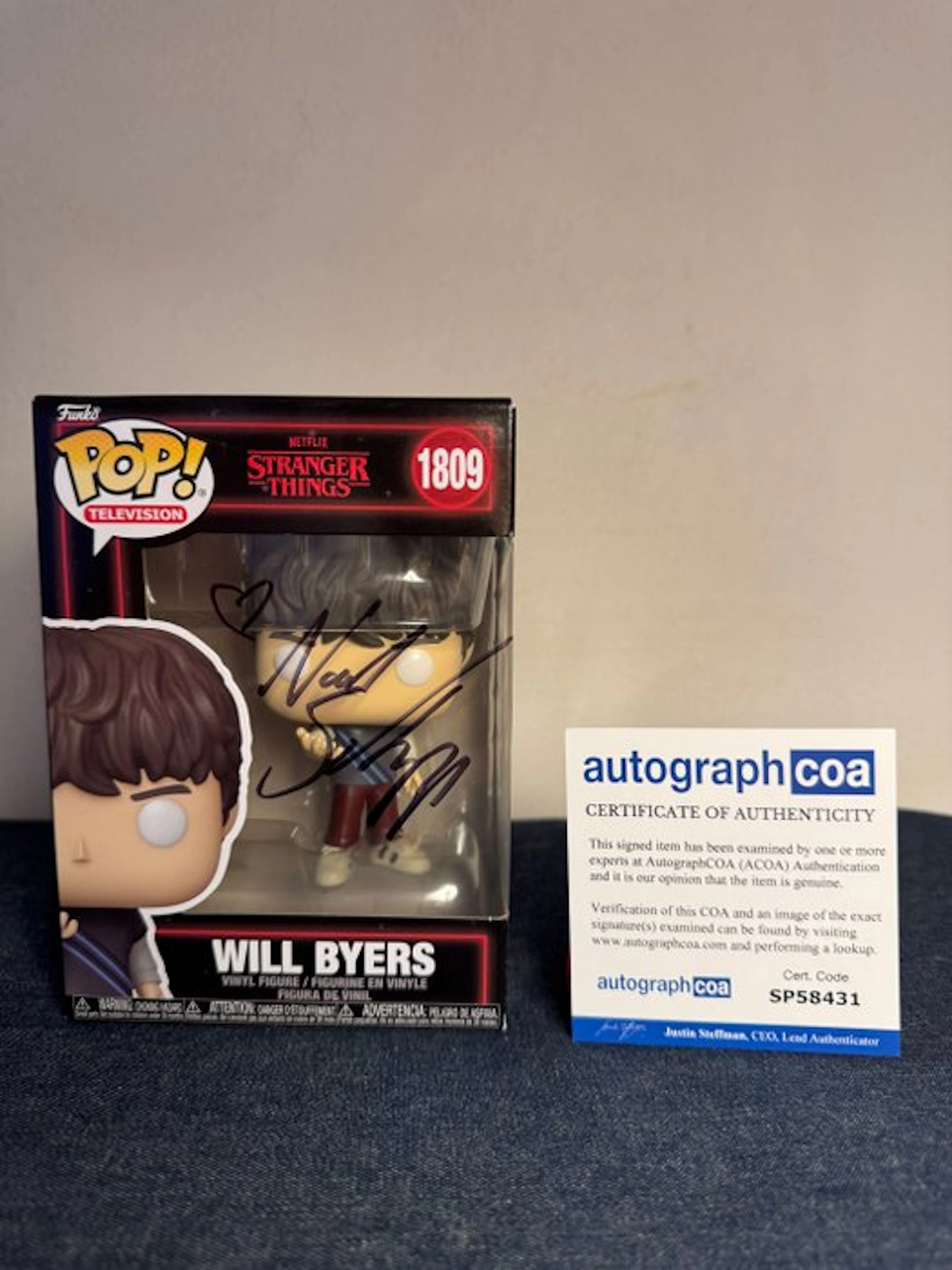 Funko - Funko Pop - Will Byers autografato Stranger Things 1809