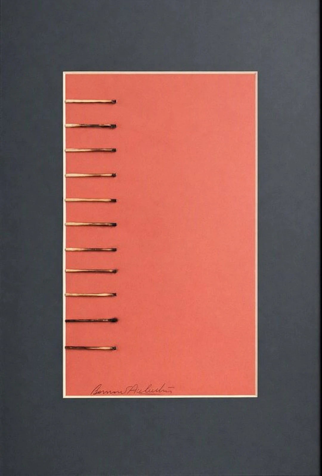 Bernard Aubertin (1934-2015) - Dessin de feu
