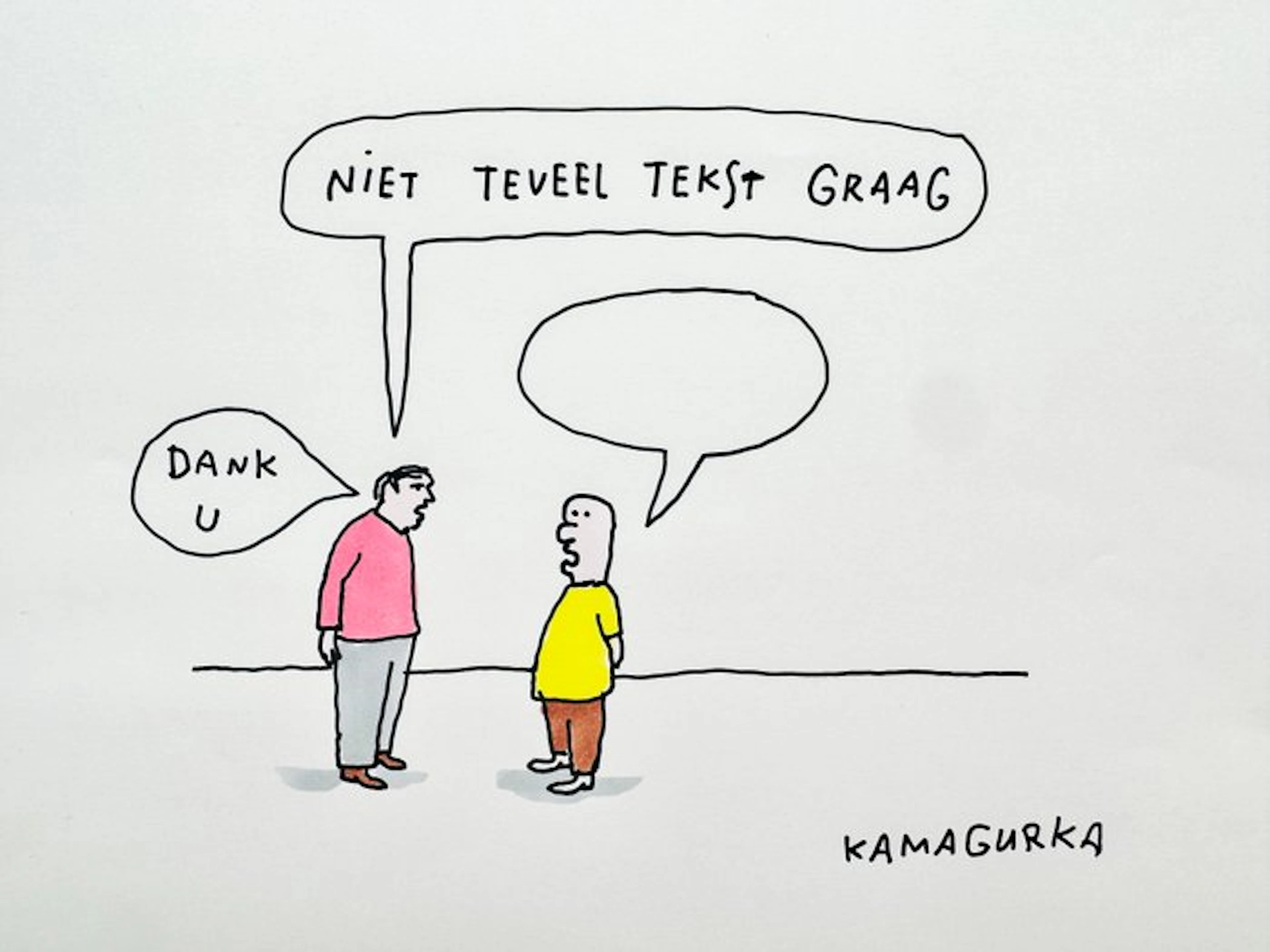 Kamagurka - Niet teveel tekst ....