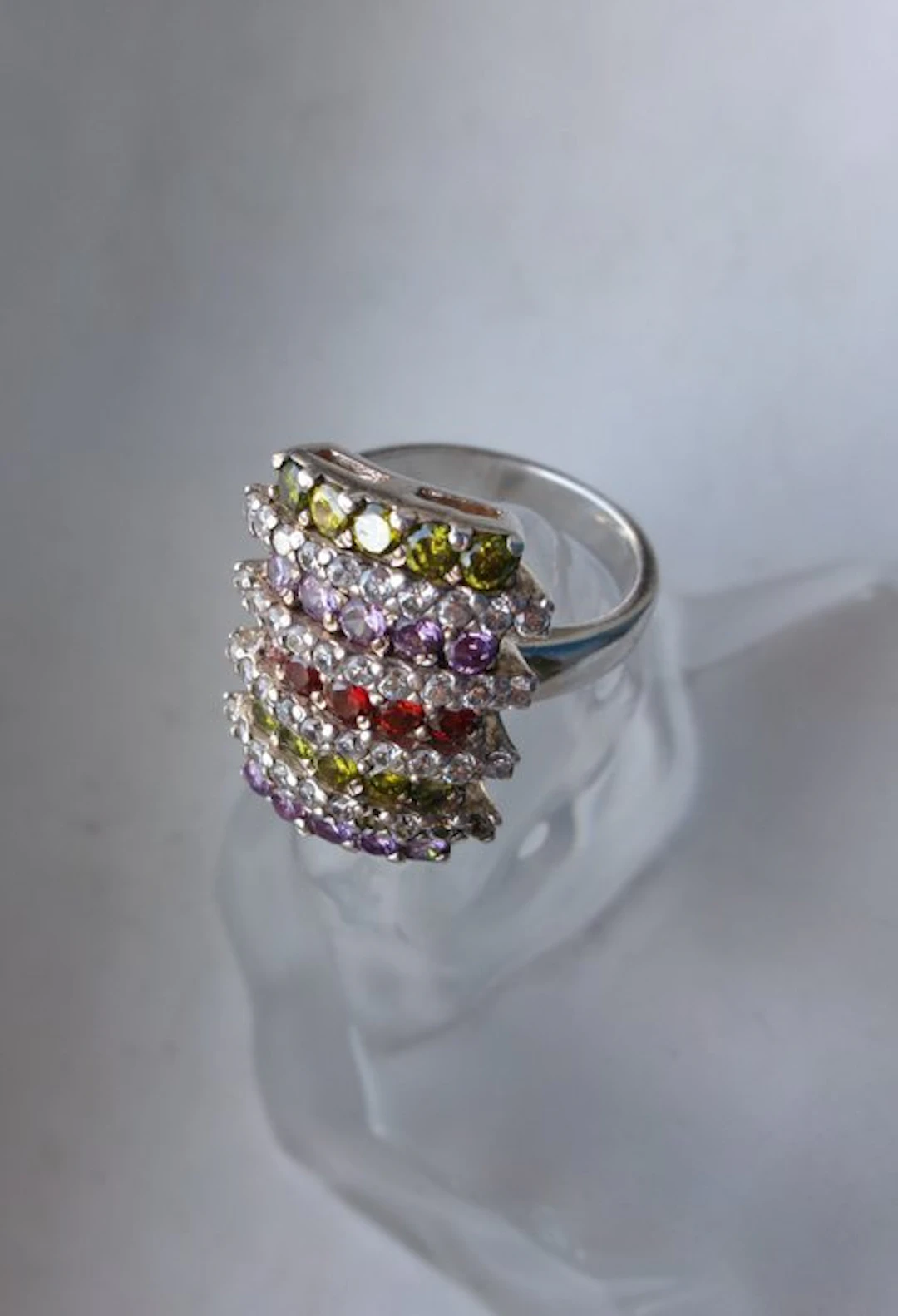 Silver - Ring - Art Deco Style