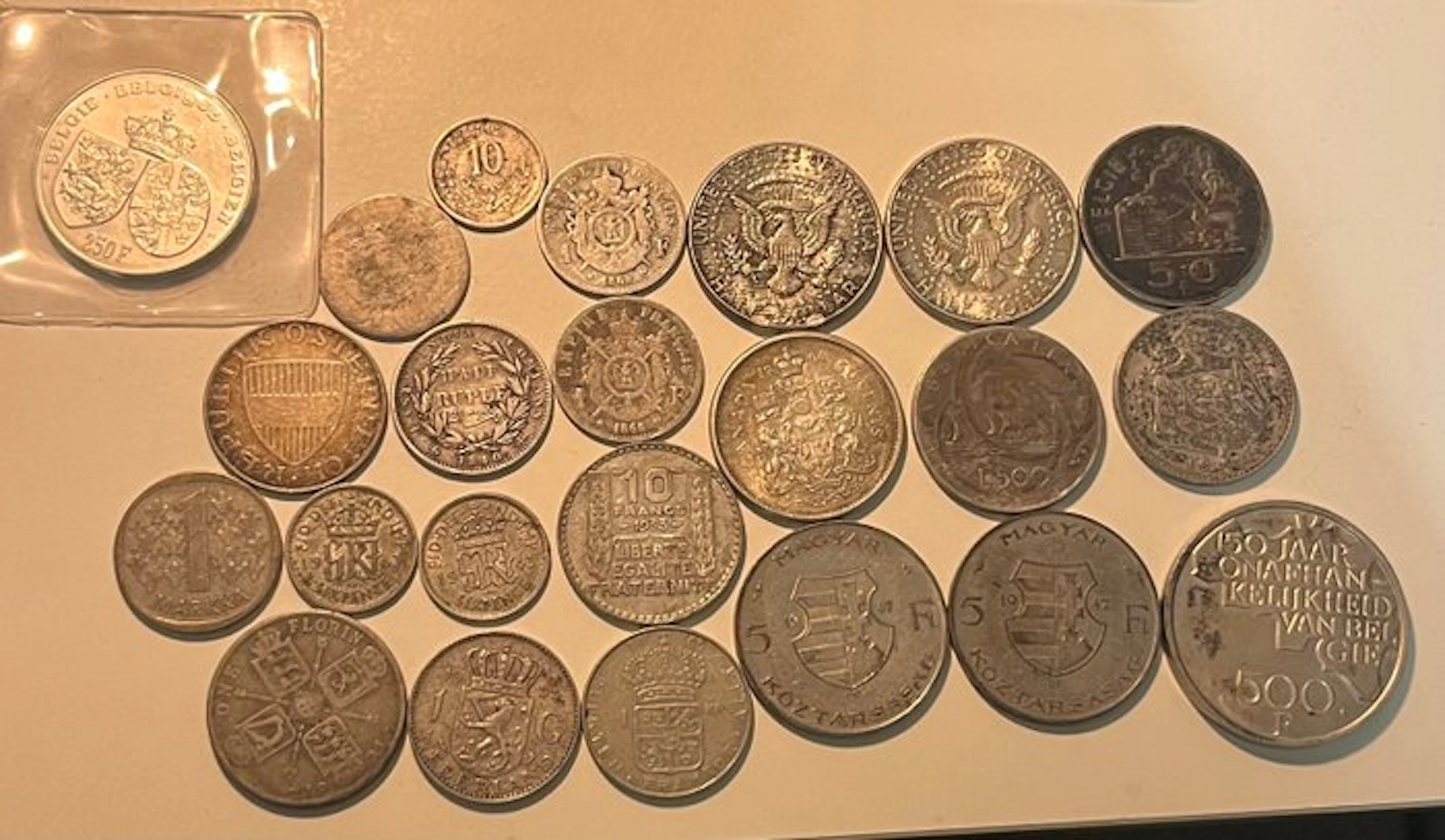 World. Interesting Mixed Vintage Coin Collection – European & American Coins