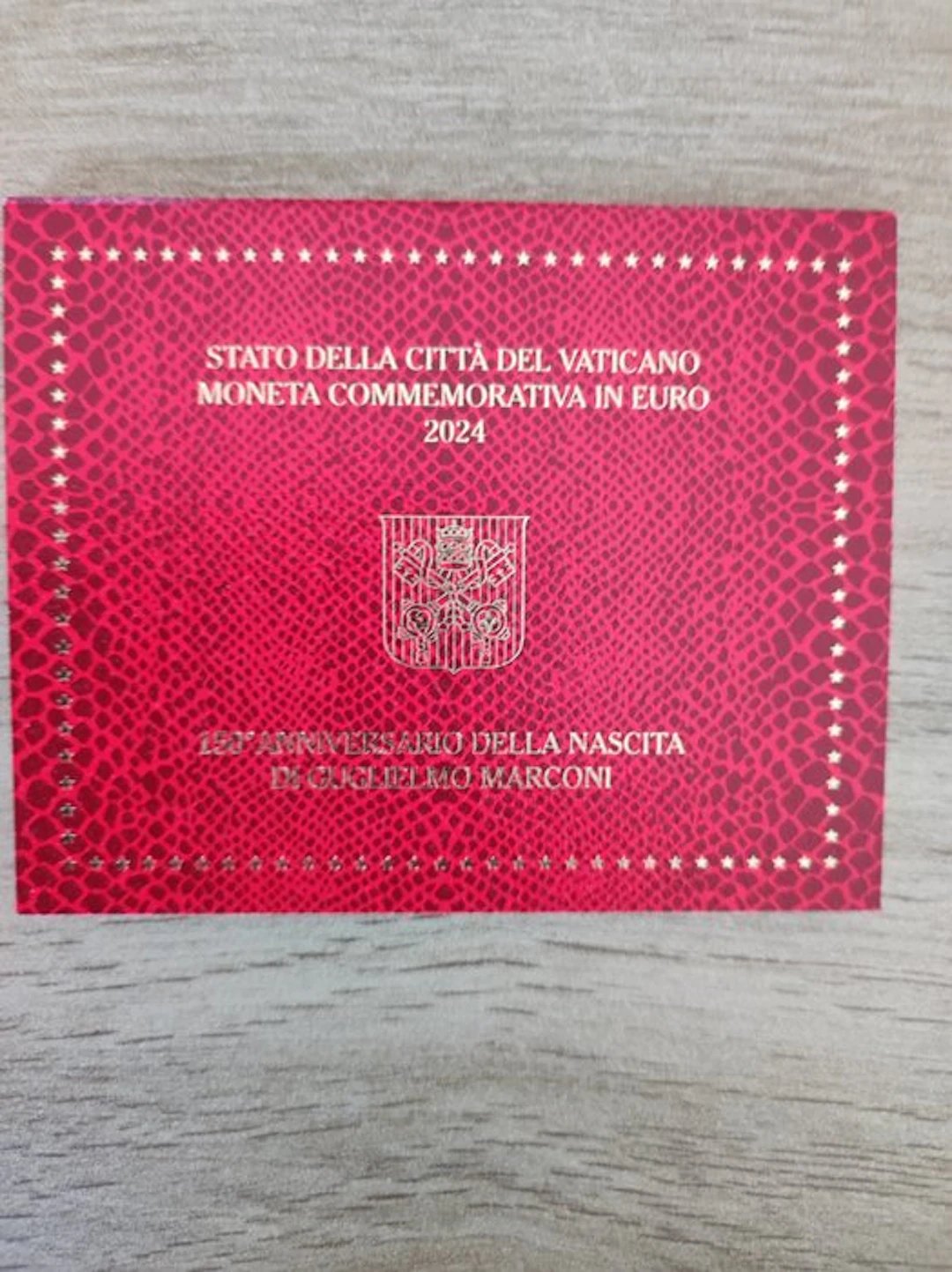 Vatican. 2 Euro 2024 "Guglielmo Marconi" (No reserve price)