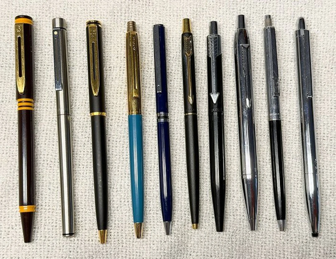 Parker, Sheaffer - Lot of 10 - Ballpoint pen