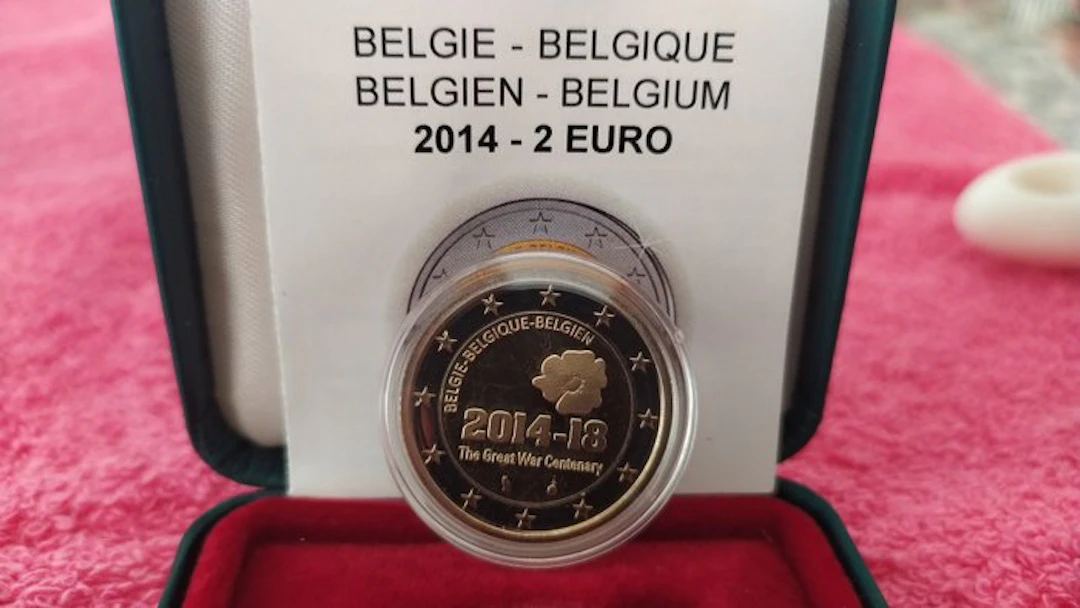 Belgium. 2 Euro 2014 "The Great War Centenary" Proof