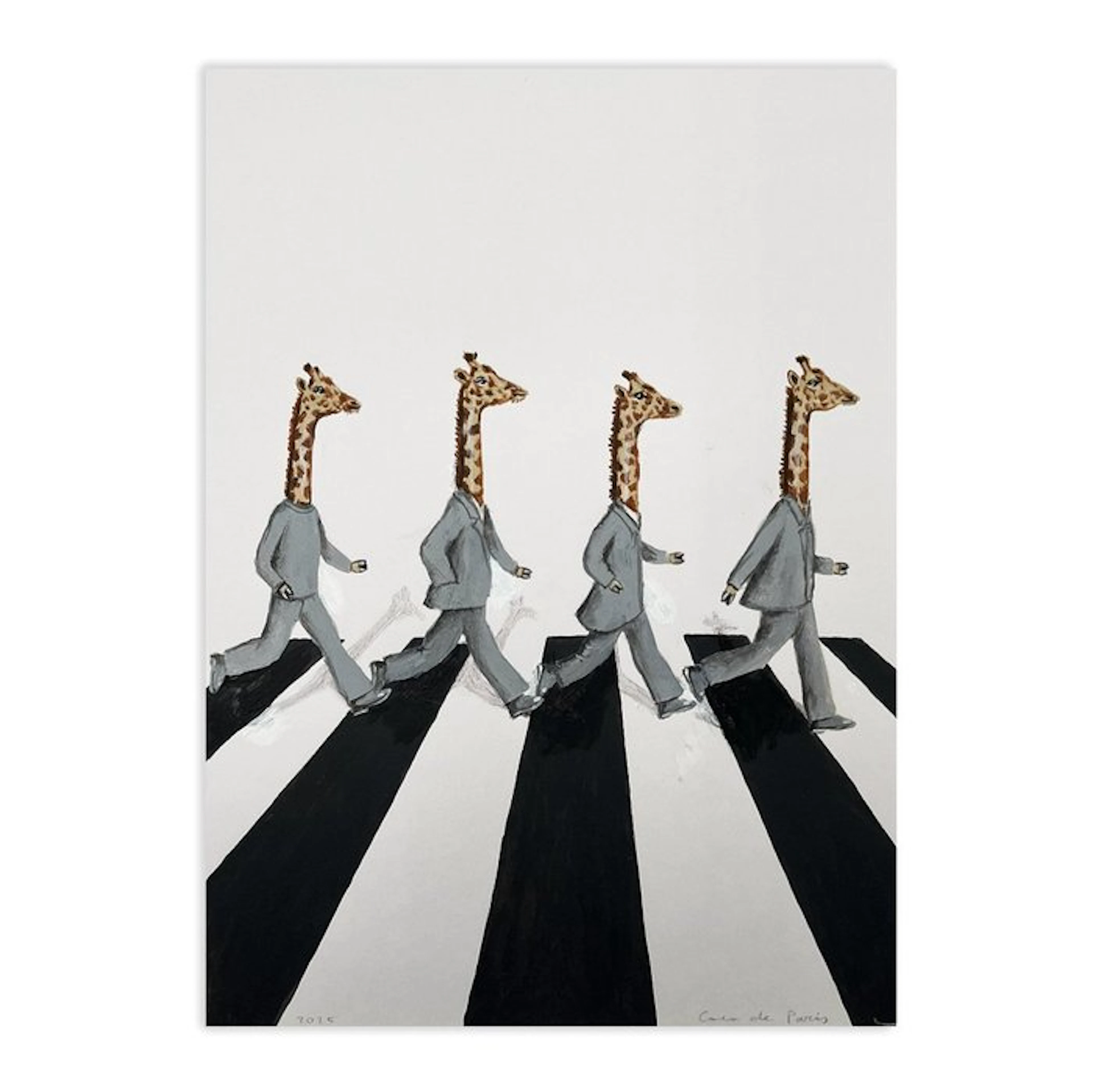 Coco de Paris - Giraffes crossing the road