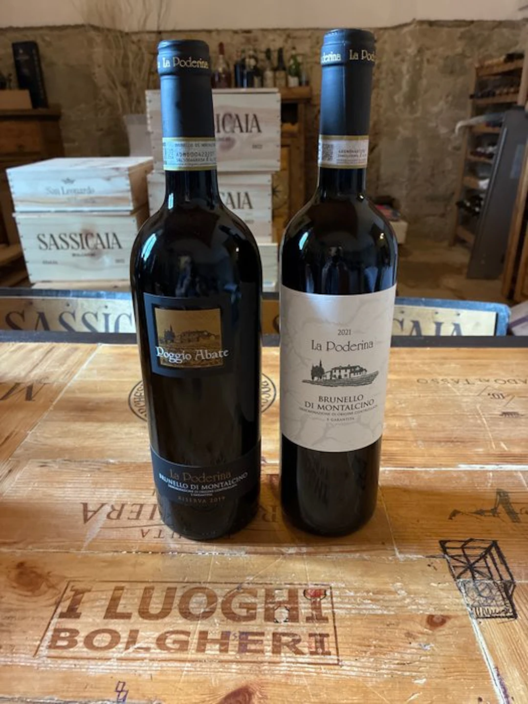 2019 La Poderina Poggio Abate Brunello di Montalcino...