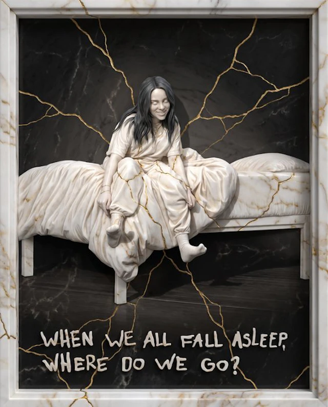 Makayhos - [Canvas | Digital Art] Sleep Echoes – Golden Shadows - 1/5