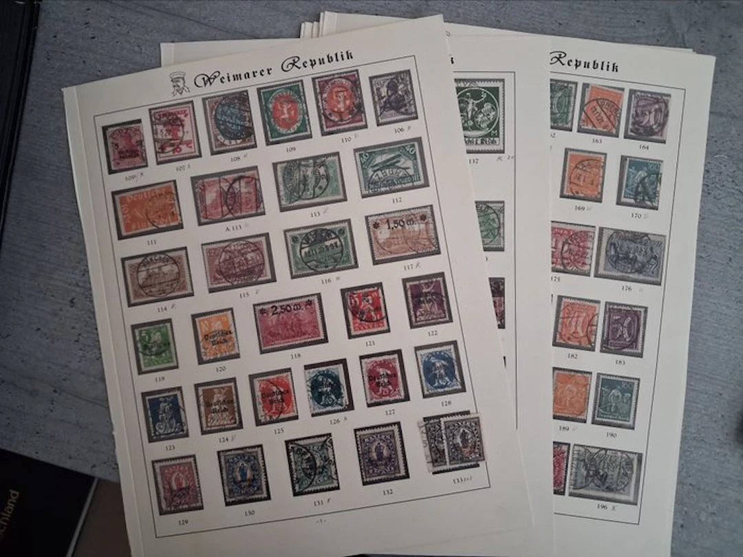 German Empire 1919/1922 - Collection with many certified...