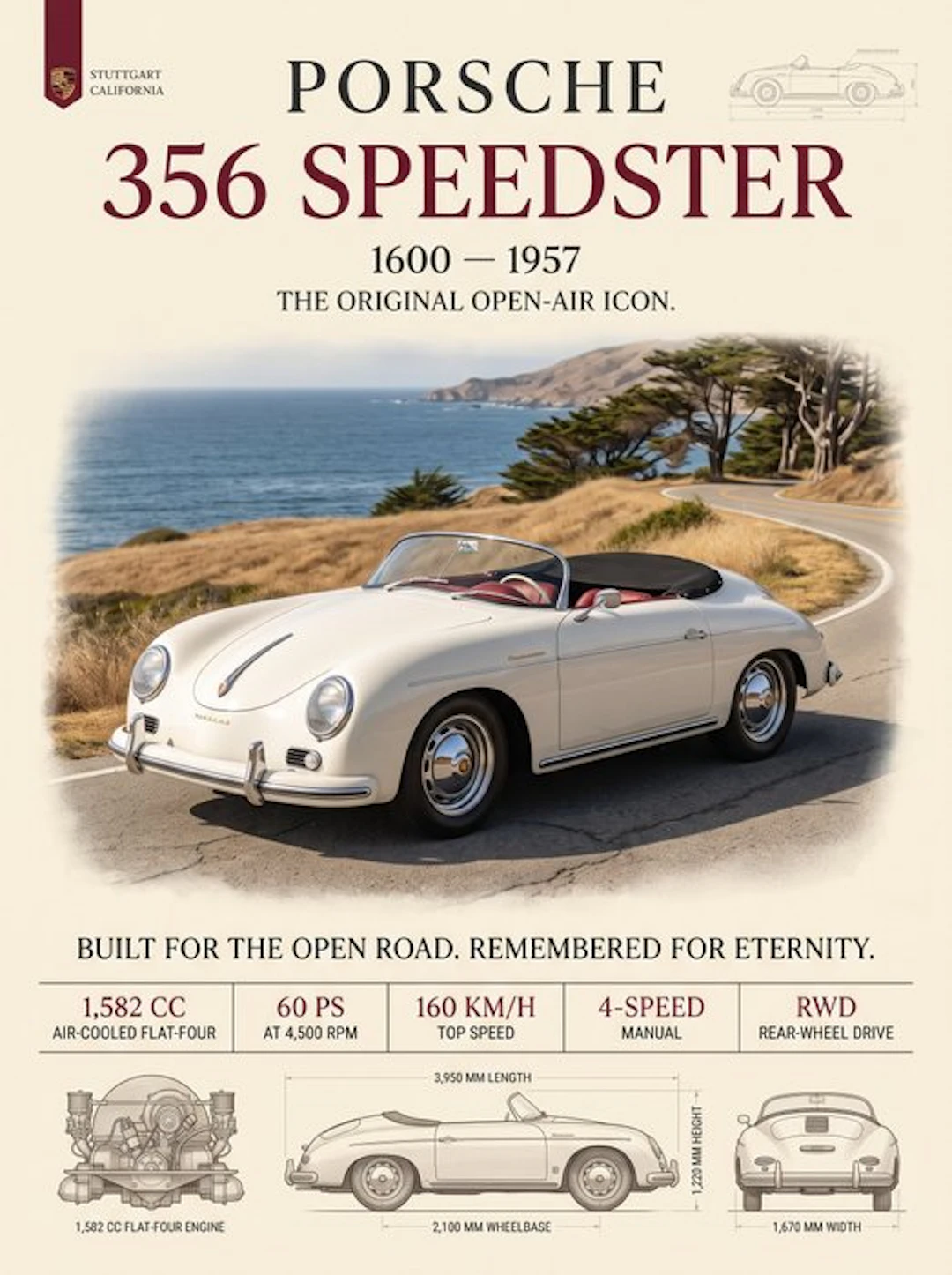 Shmidt.Art - Porsche - Porsche 356 Speedster - 2020s