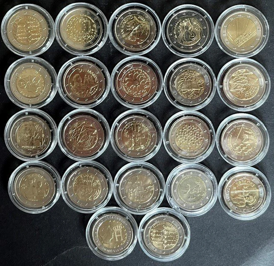 Europe. 2 Euro 2004/2022 (22 stuks) (No reserve price)