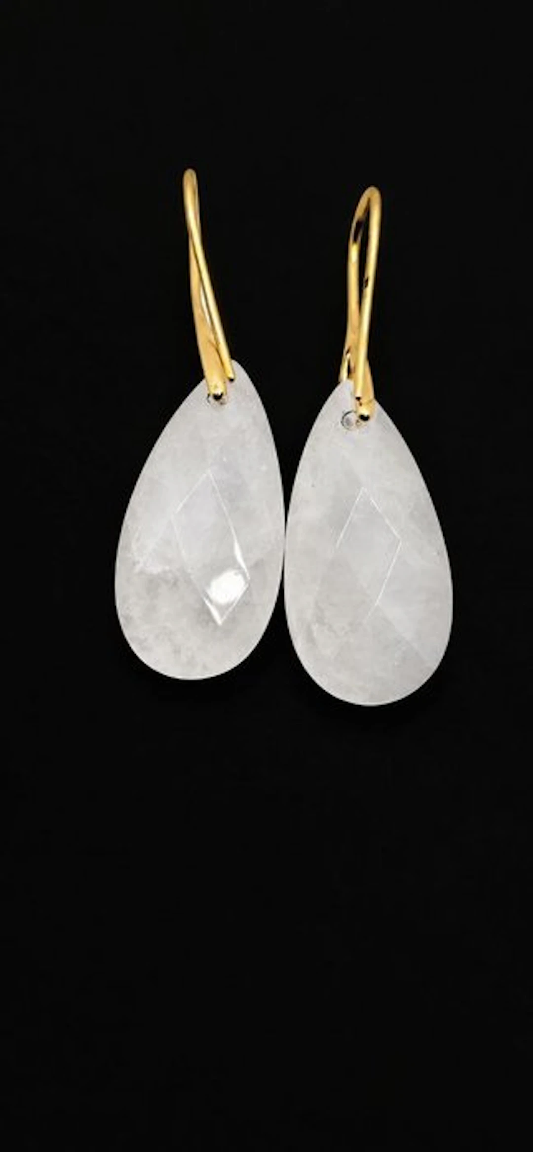 Exquisite Premium Natural Icelandic Quartz Earrings - Earrings