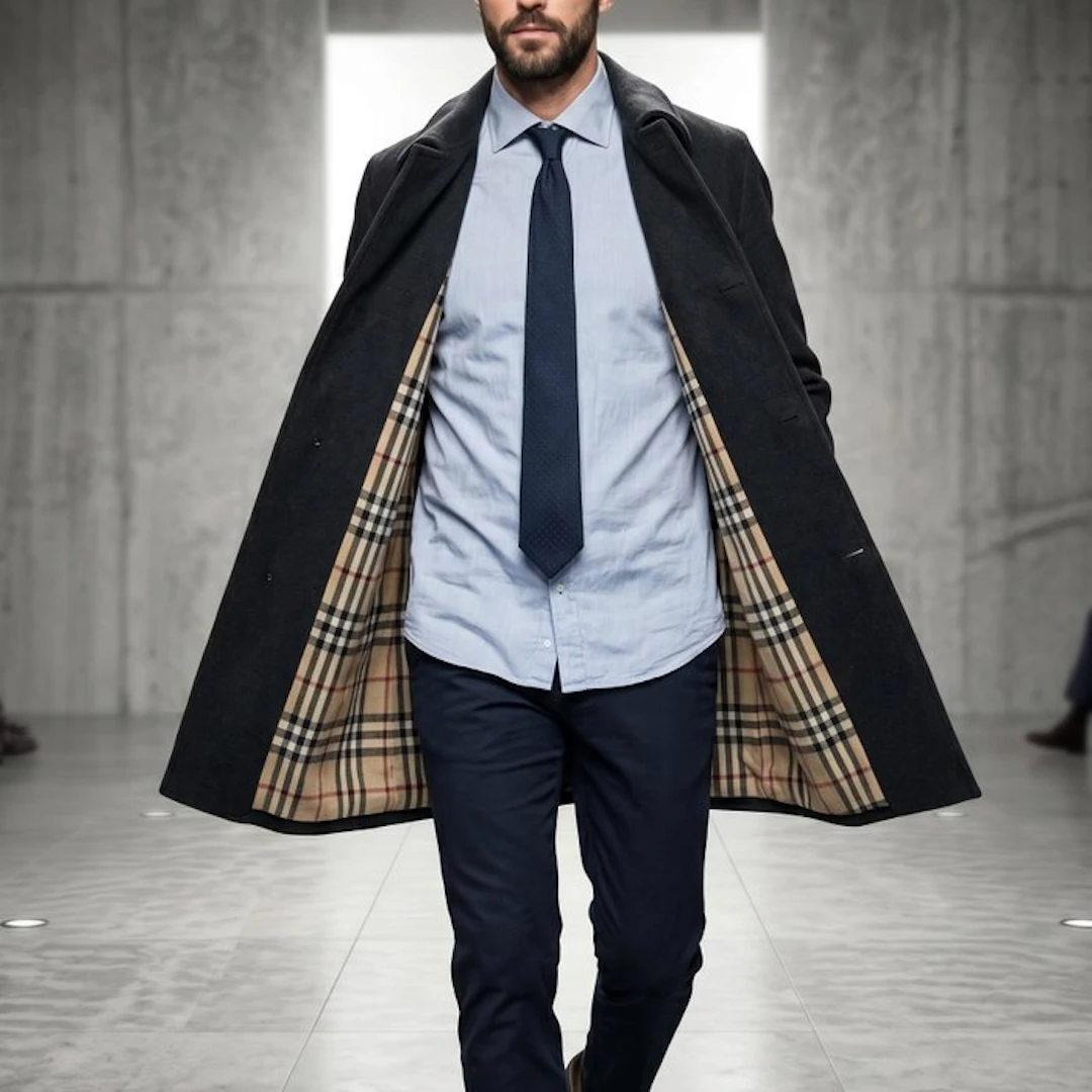 BURBERRY England Premium Exclusive Wool Trench coat Senior Monogram Collection - Size M - NO RP - Cappotto