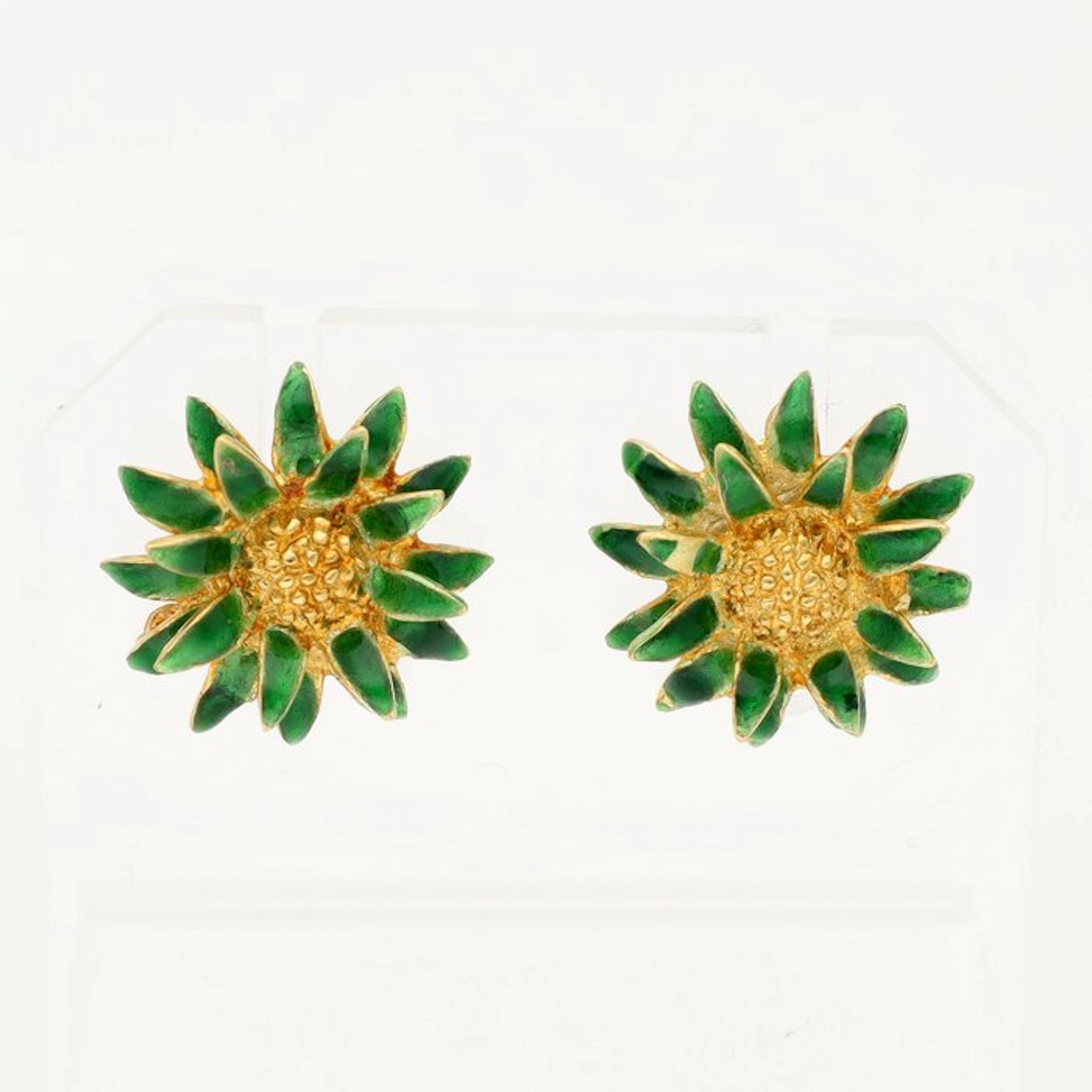 Earrings - 18 kt. Yellow gold