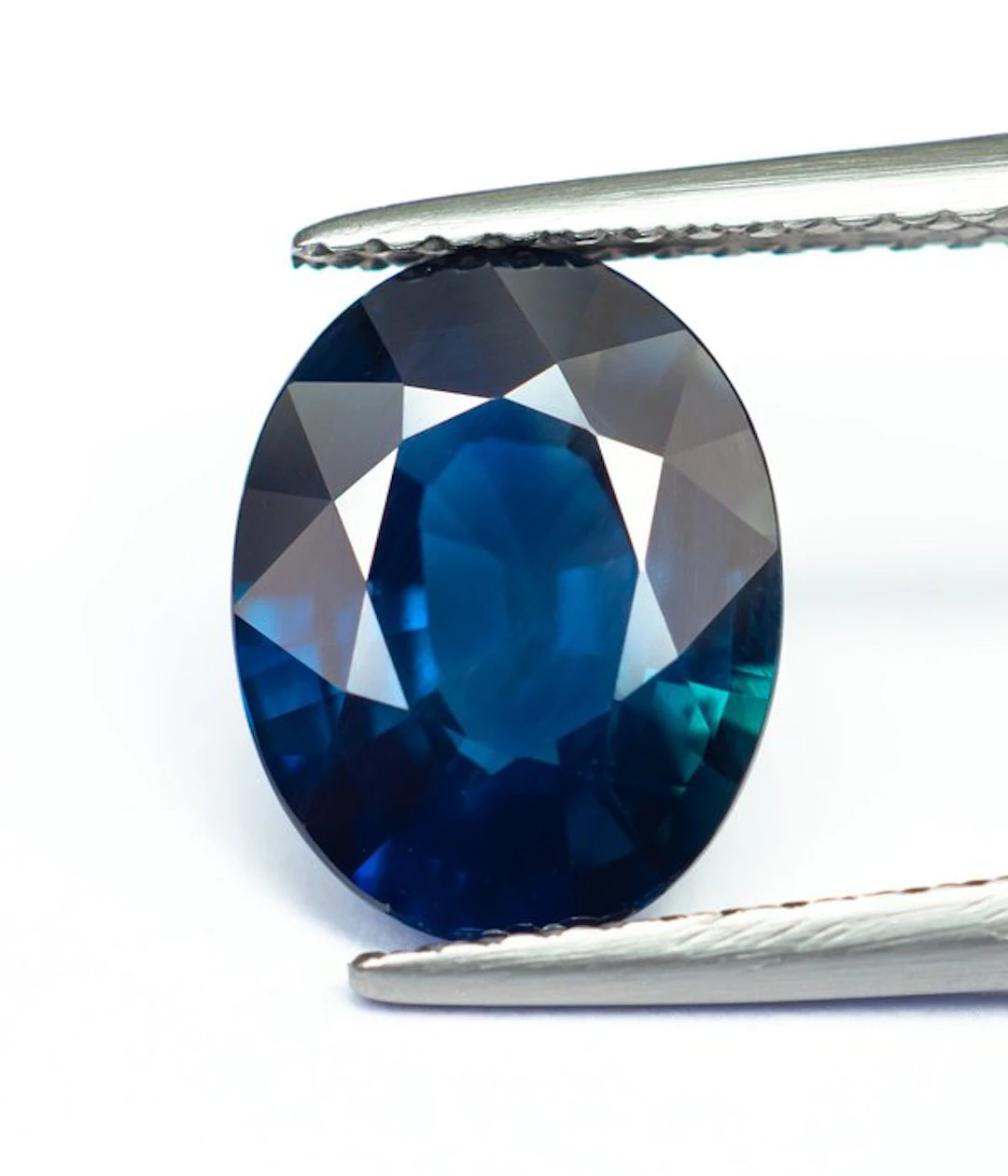 No reserve price Sapphire - 2.98 ct - Bellerophon Gemlab - Deep Blue