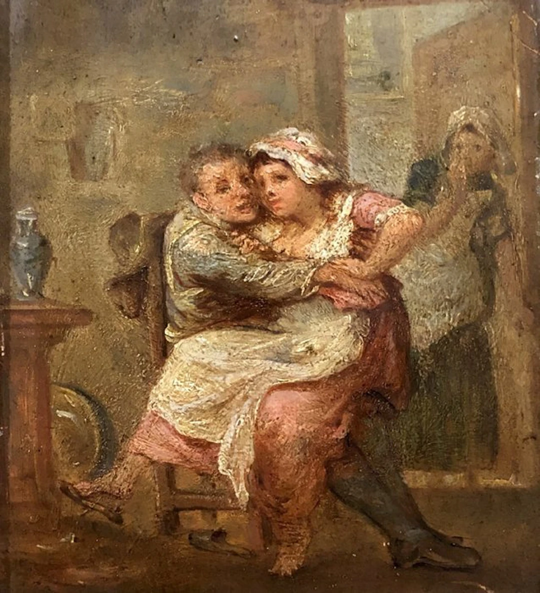 Jean-Pierre de Saint-Ours (1752-1809), Attributed to - L'Audace du Cuisinier