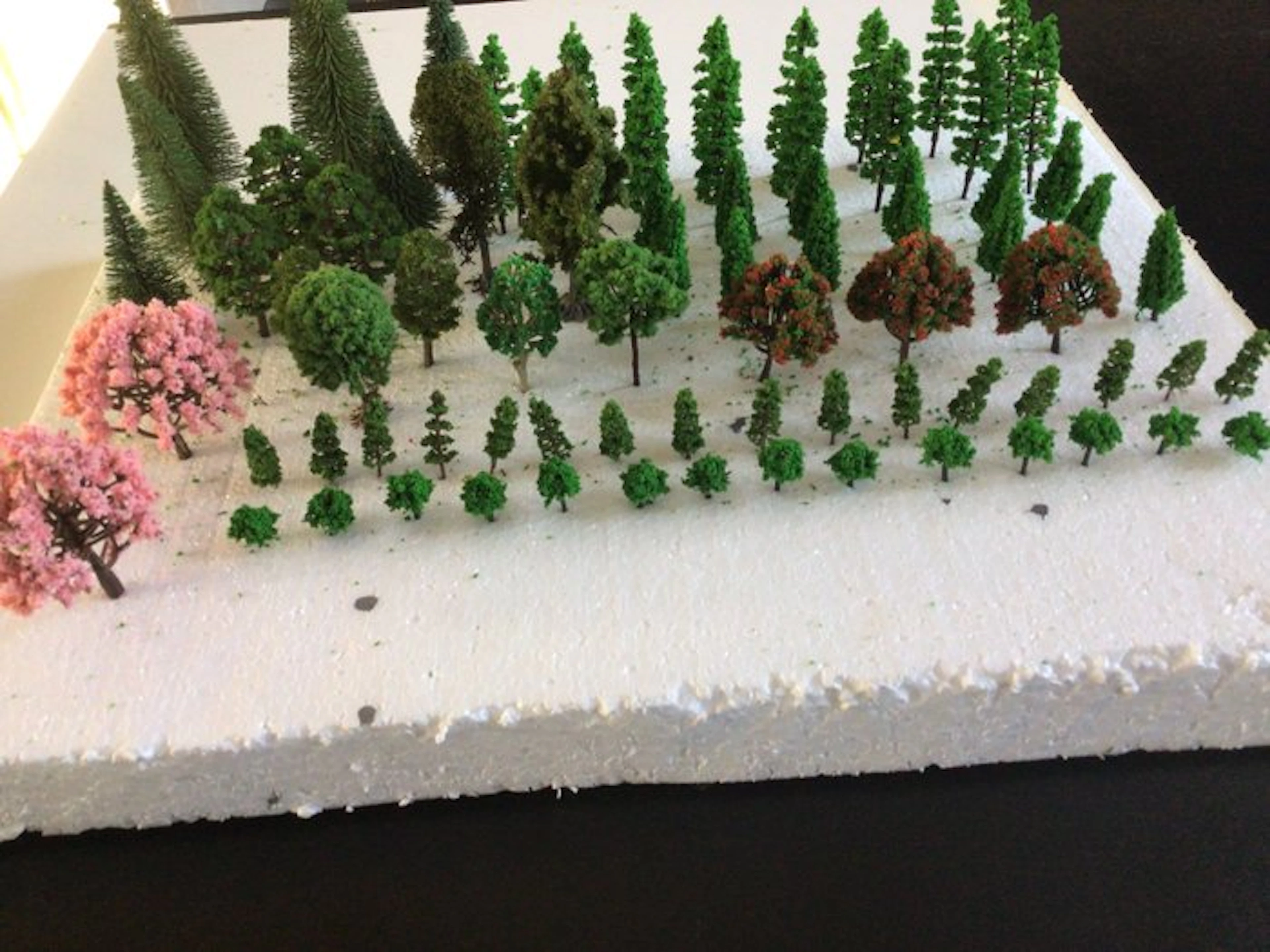 Merk is onbekend H0 - Model train scenery (80) - 80 trees and shrubs.