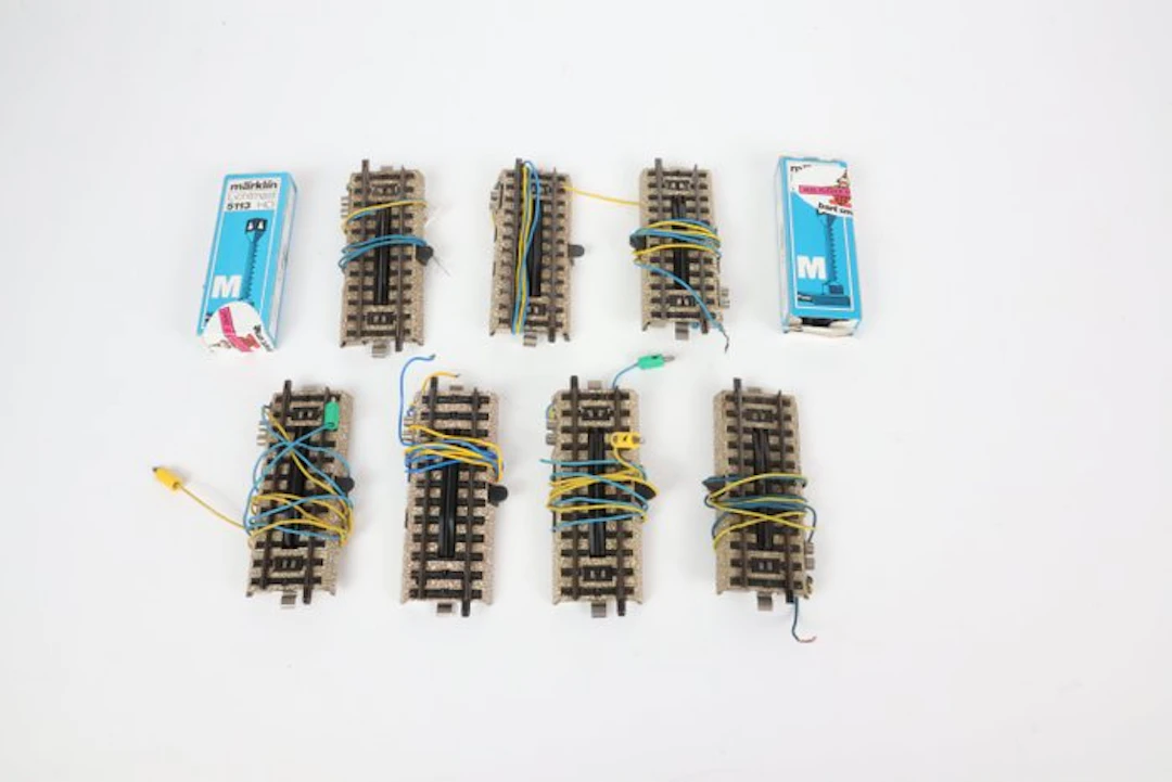 Märklin H0 - 5112 / 5113 - Model train tracks (9)...