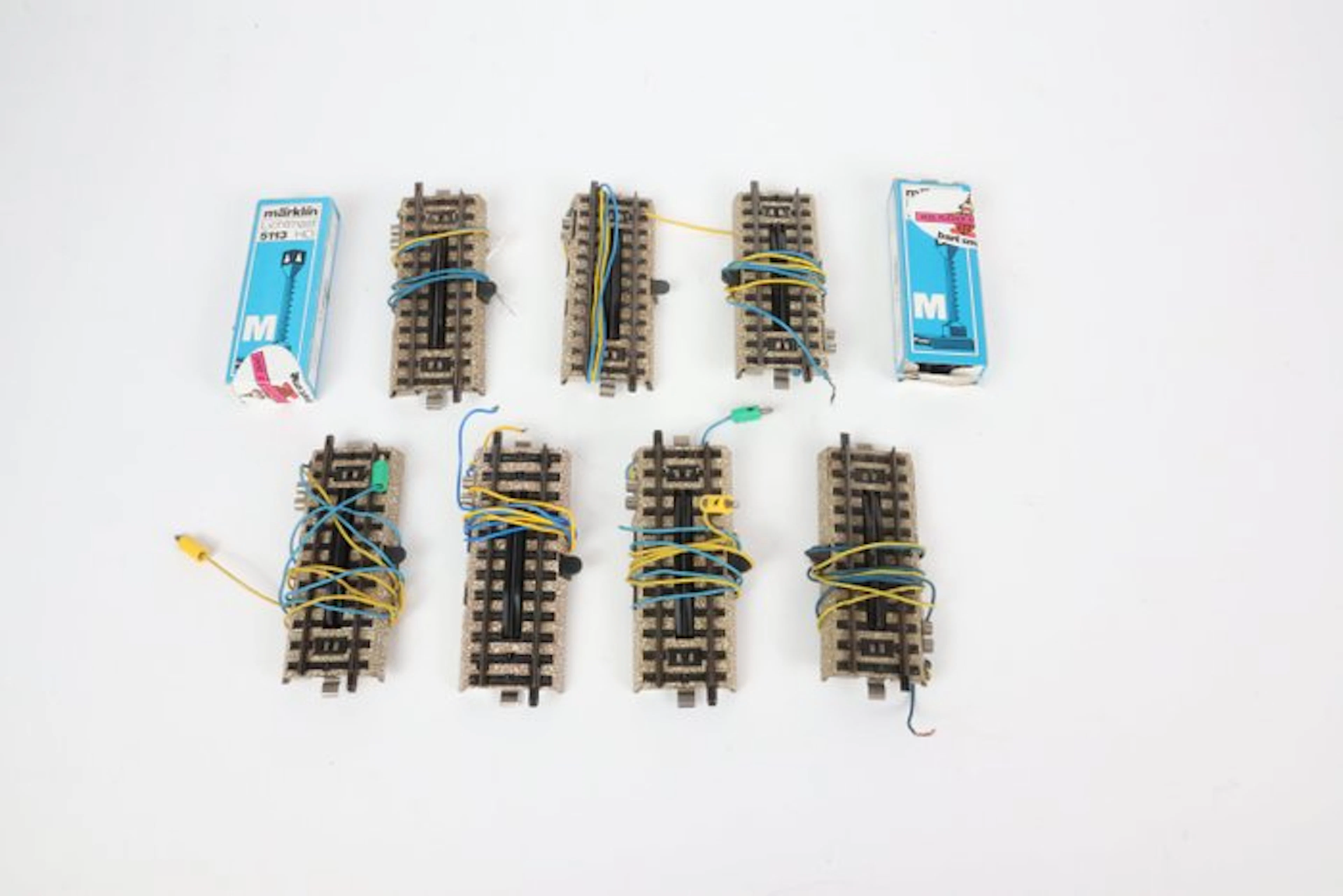 Märklin H0 - 5112 / 5113 - Model train tracks (9)...