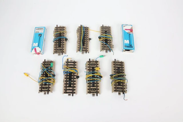 Märklin H0 - 5112 / 5113 - Model train tracks (9)...